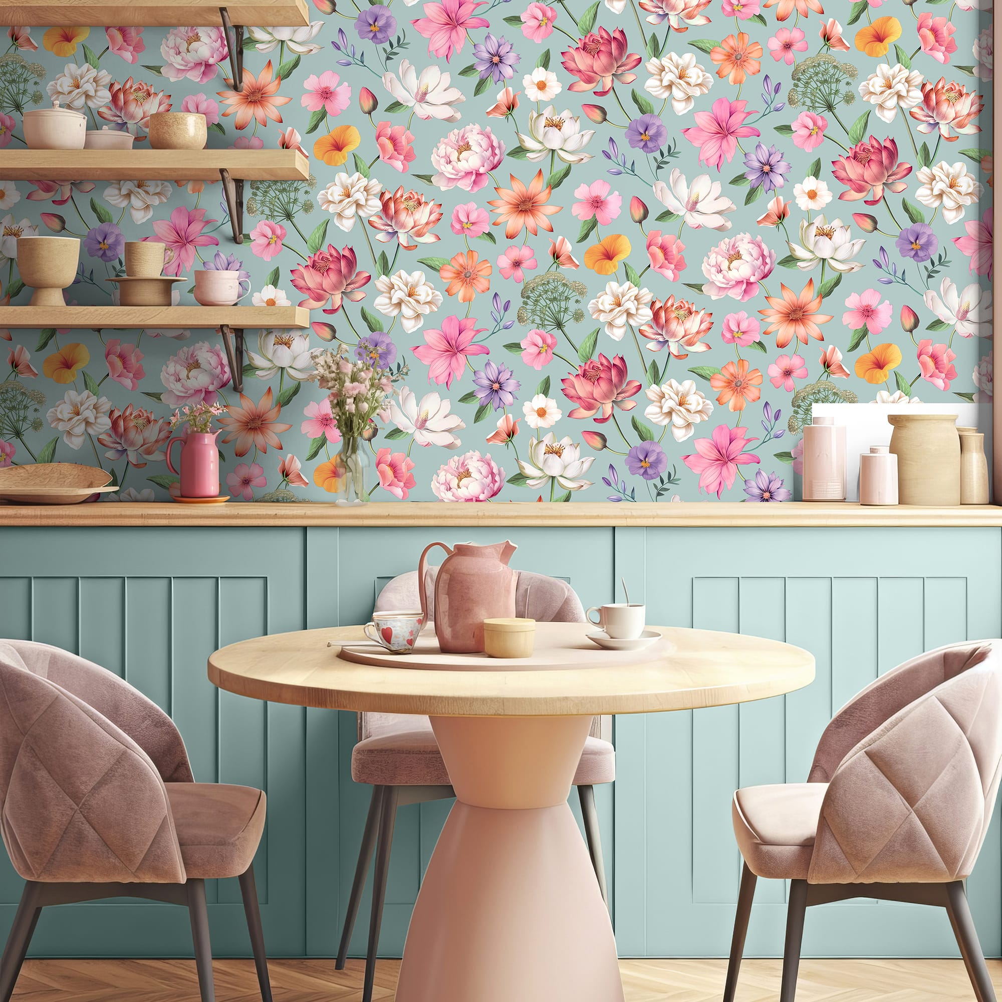 Designs Direct Floral Fantasia Wallpaper