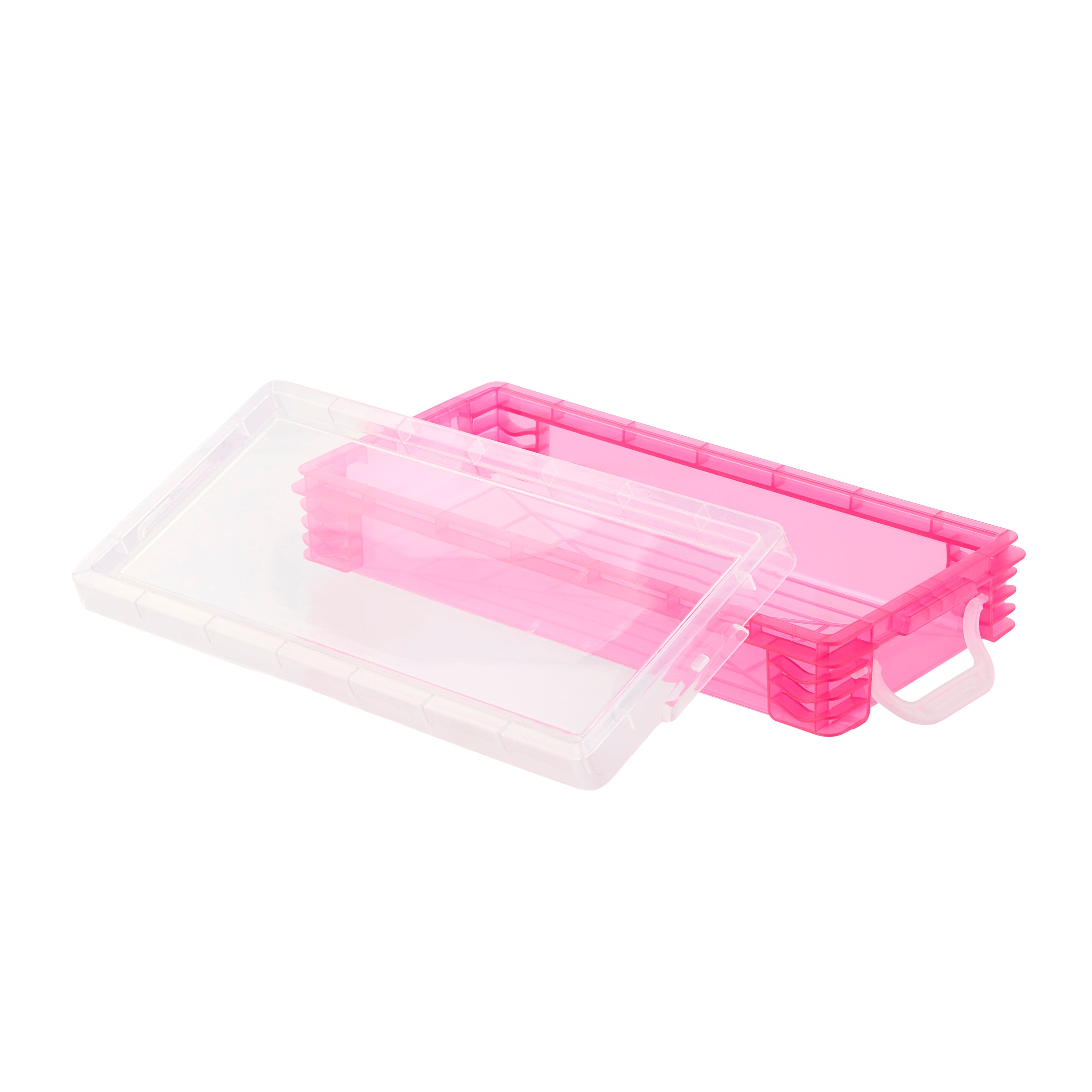 Pink Stacking Pencil Box by Simply Tidy™