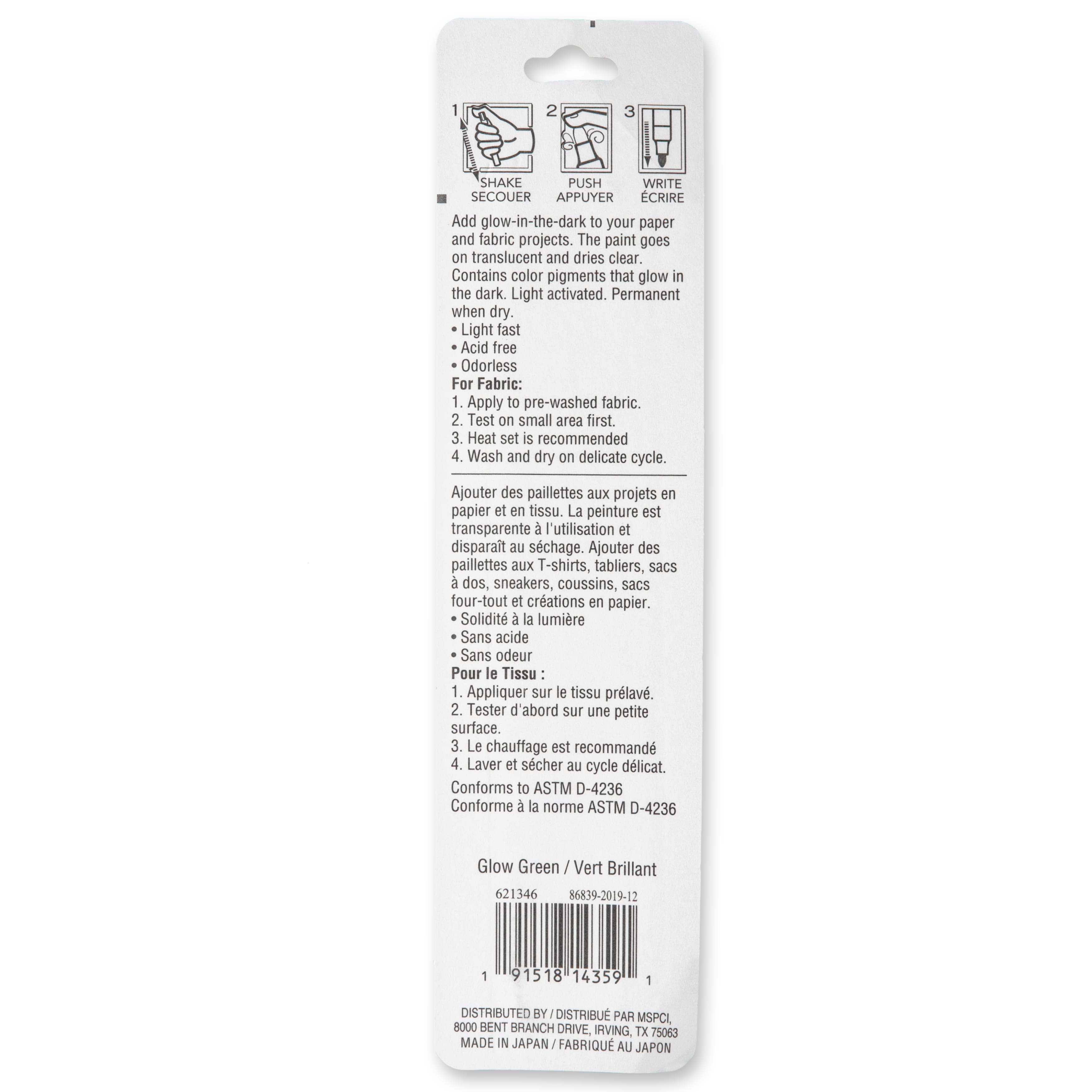 Premium Medium Tip Glow-in-the-Dark Water-Based Paint Pen by Craft Smart®