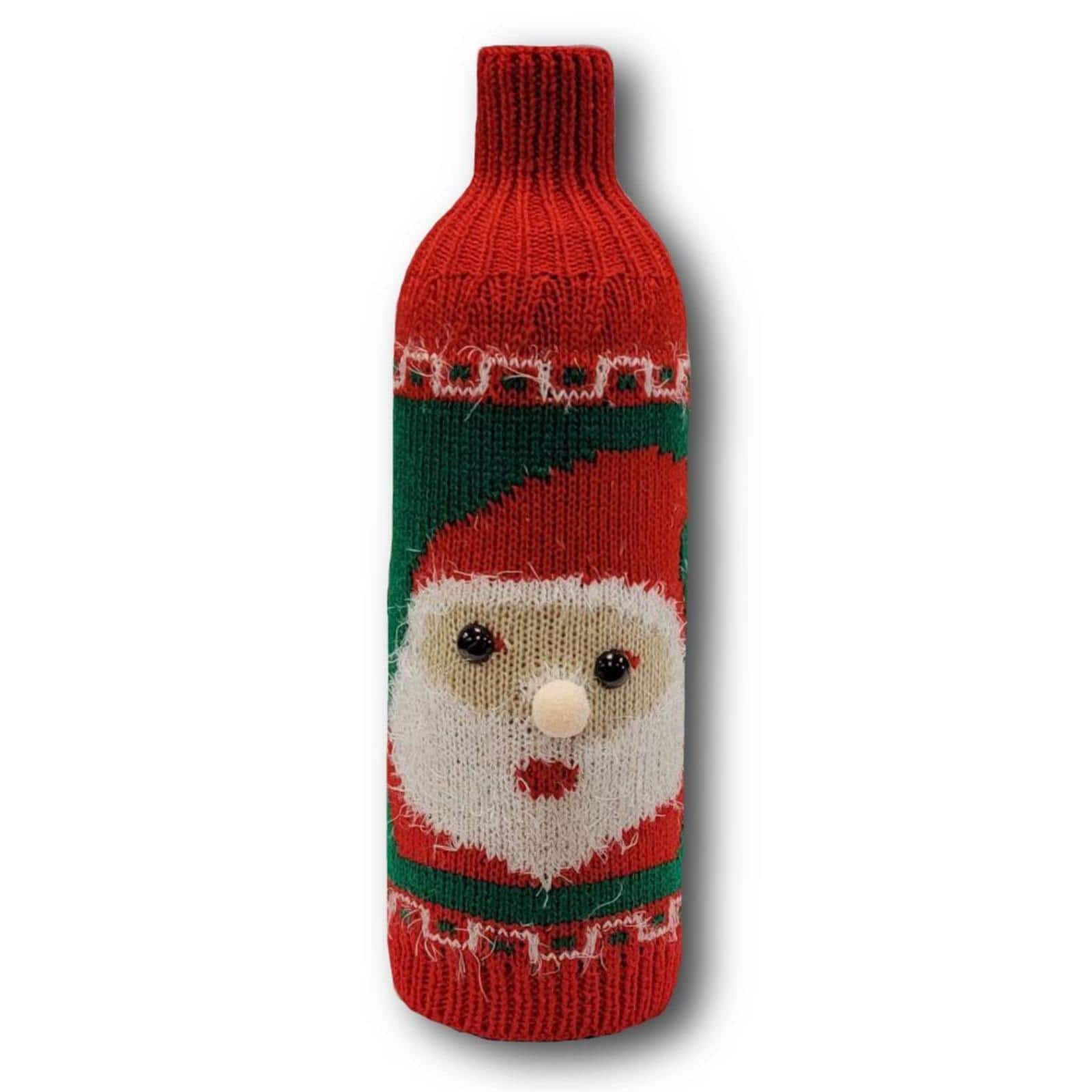Wizardi 8" x 12" Santa Christmas Bottle Cover