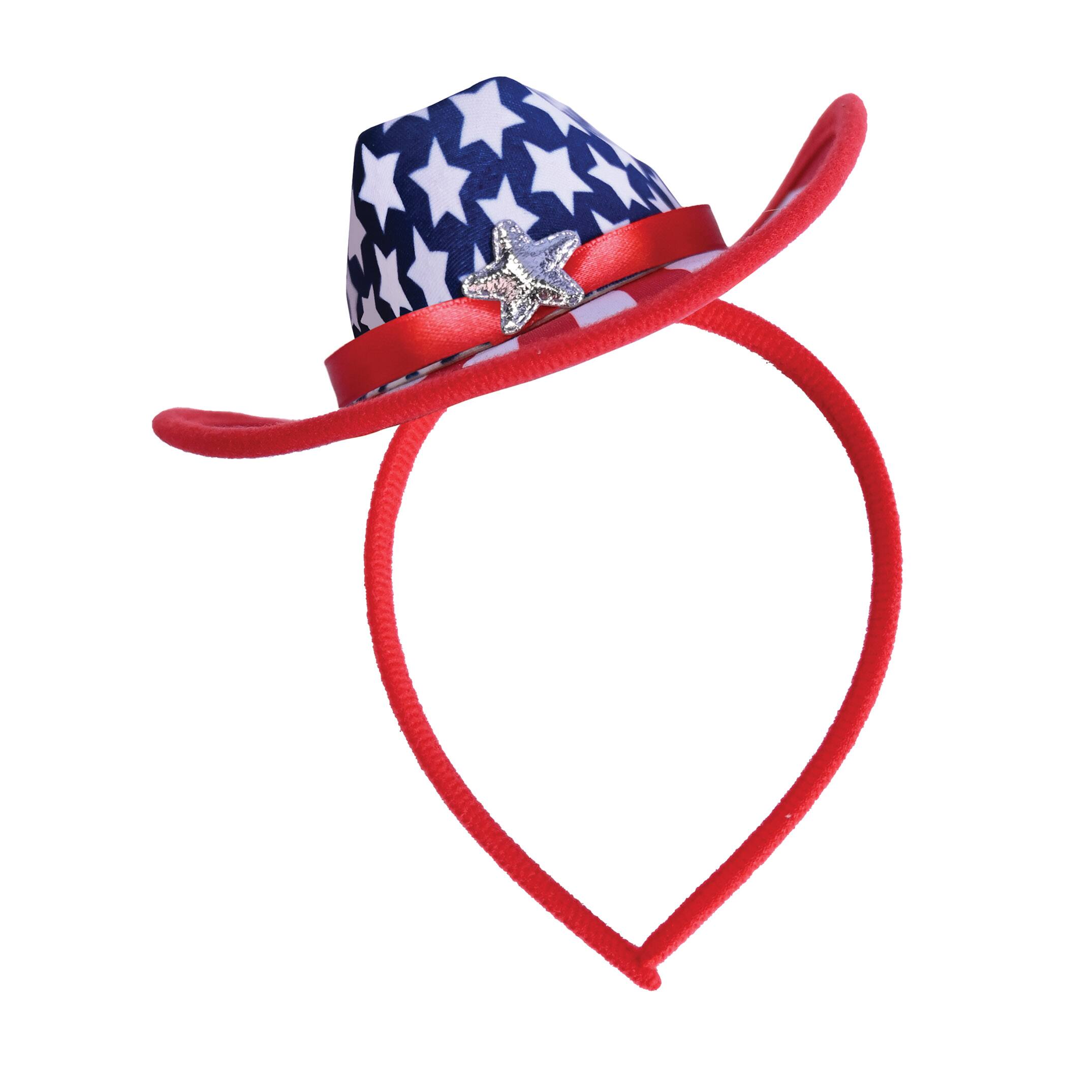 Beistle Patriotic Cowboy Hat Headband
