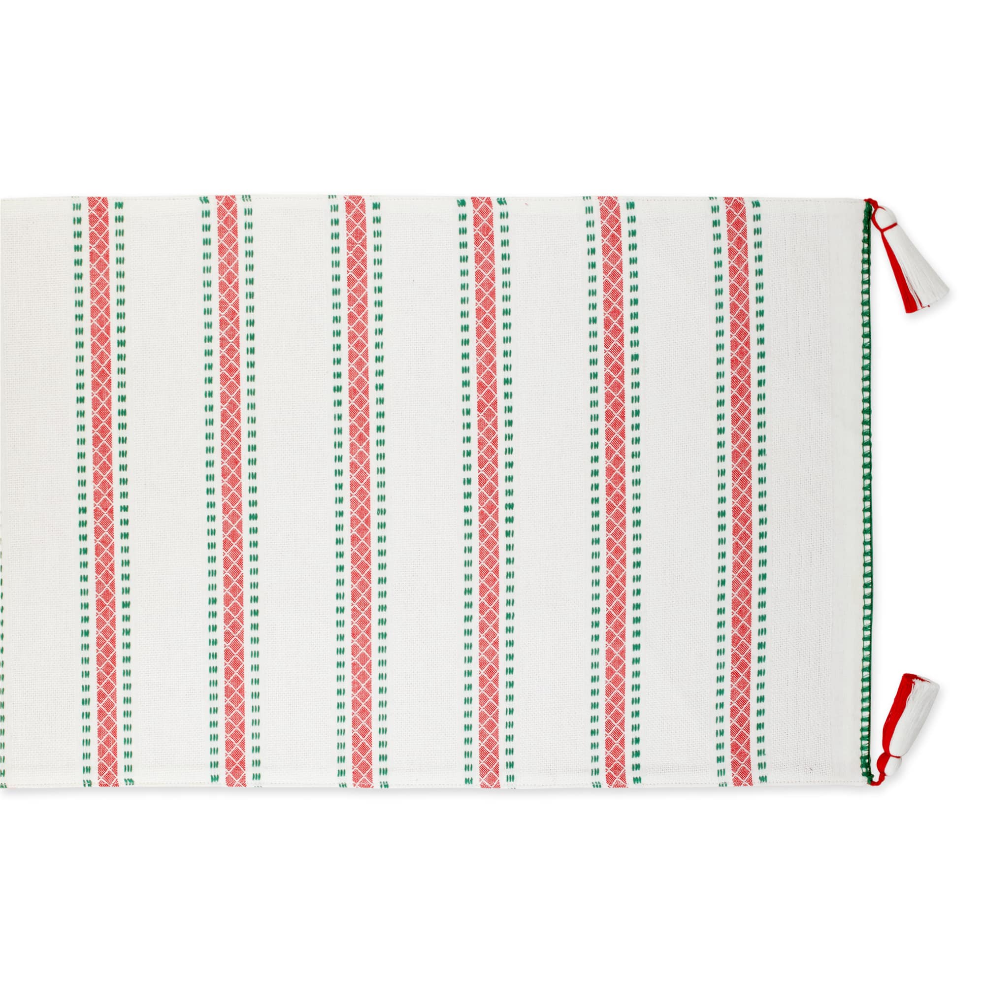 DII® 72'' Joyful Snowflakes Jacquard Reversible Table Runner