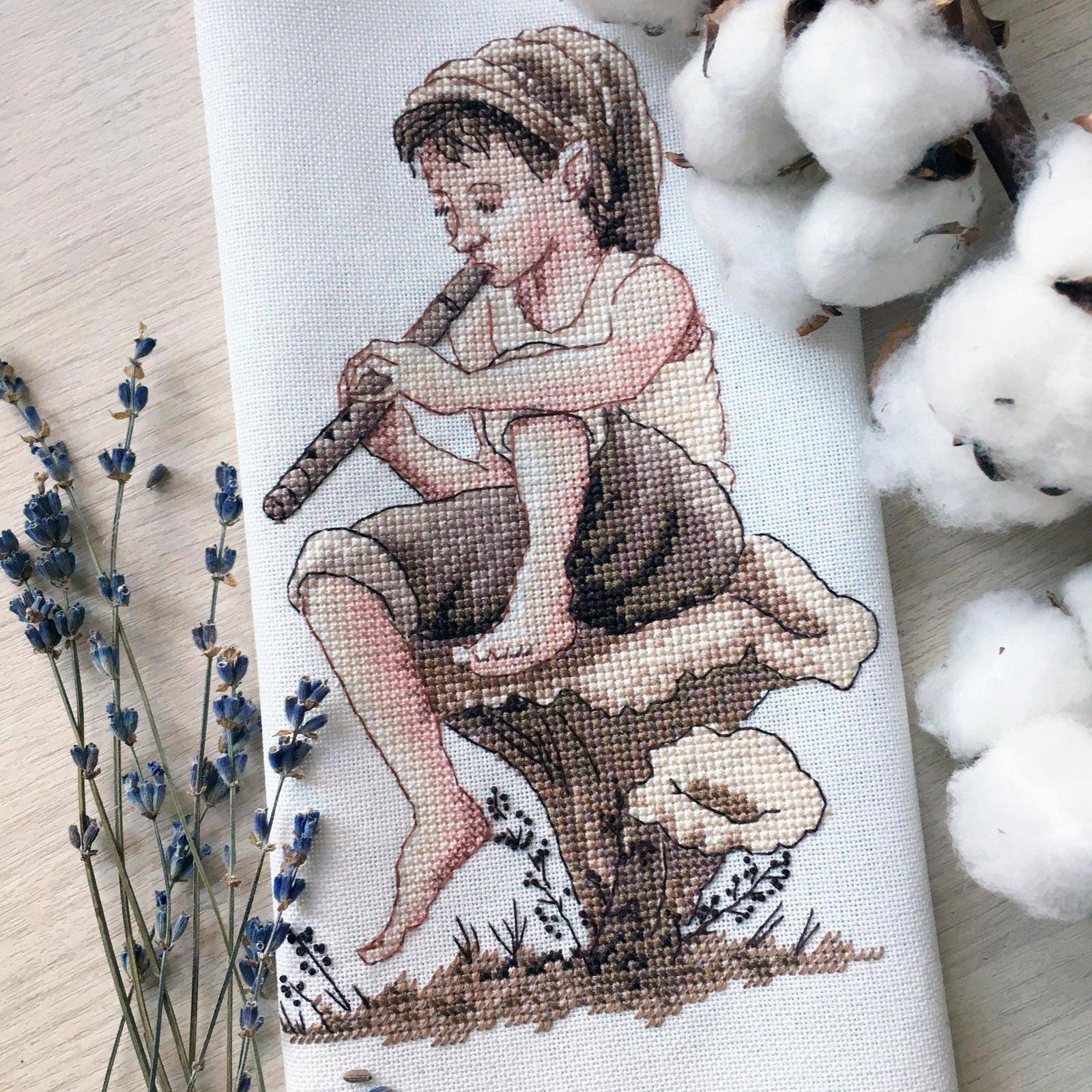Neocraft Shepherd Boy Cross Stitch Kit
