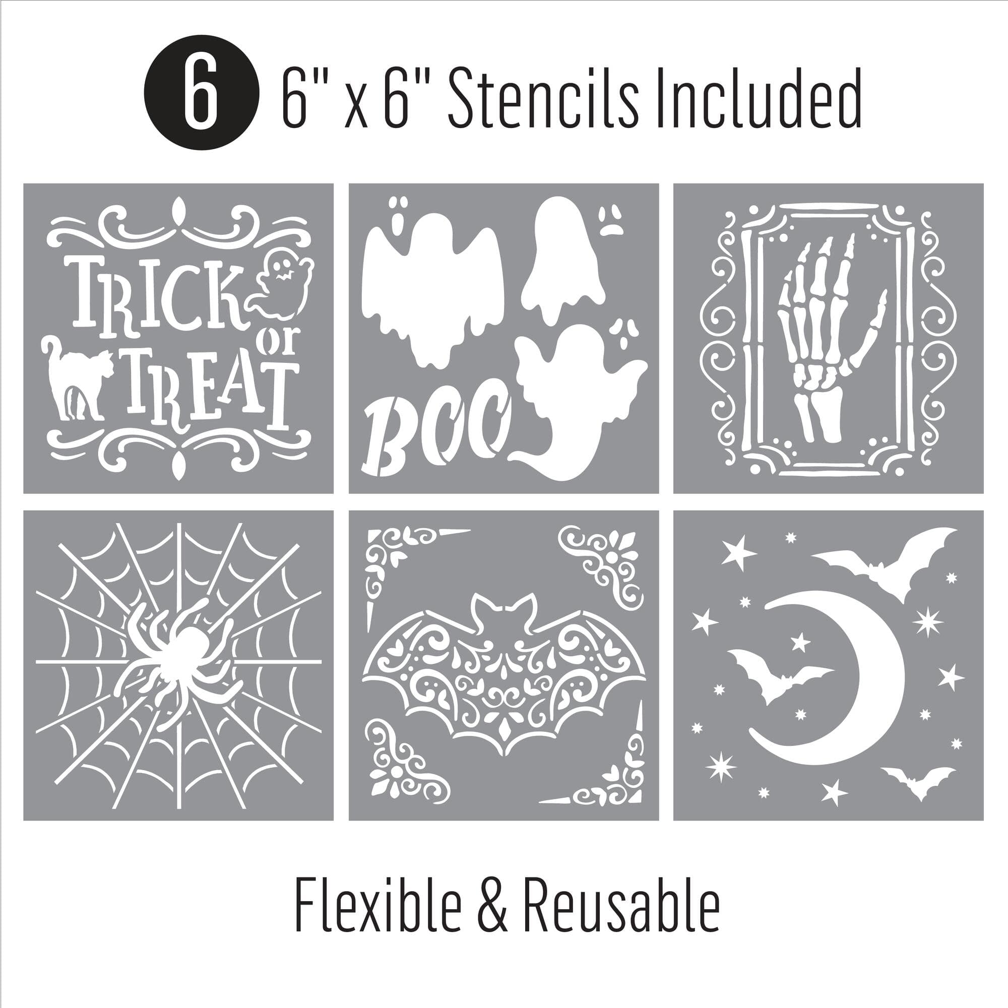 FolkArt® Halloween Paint & Stencil Kit