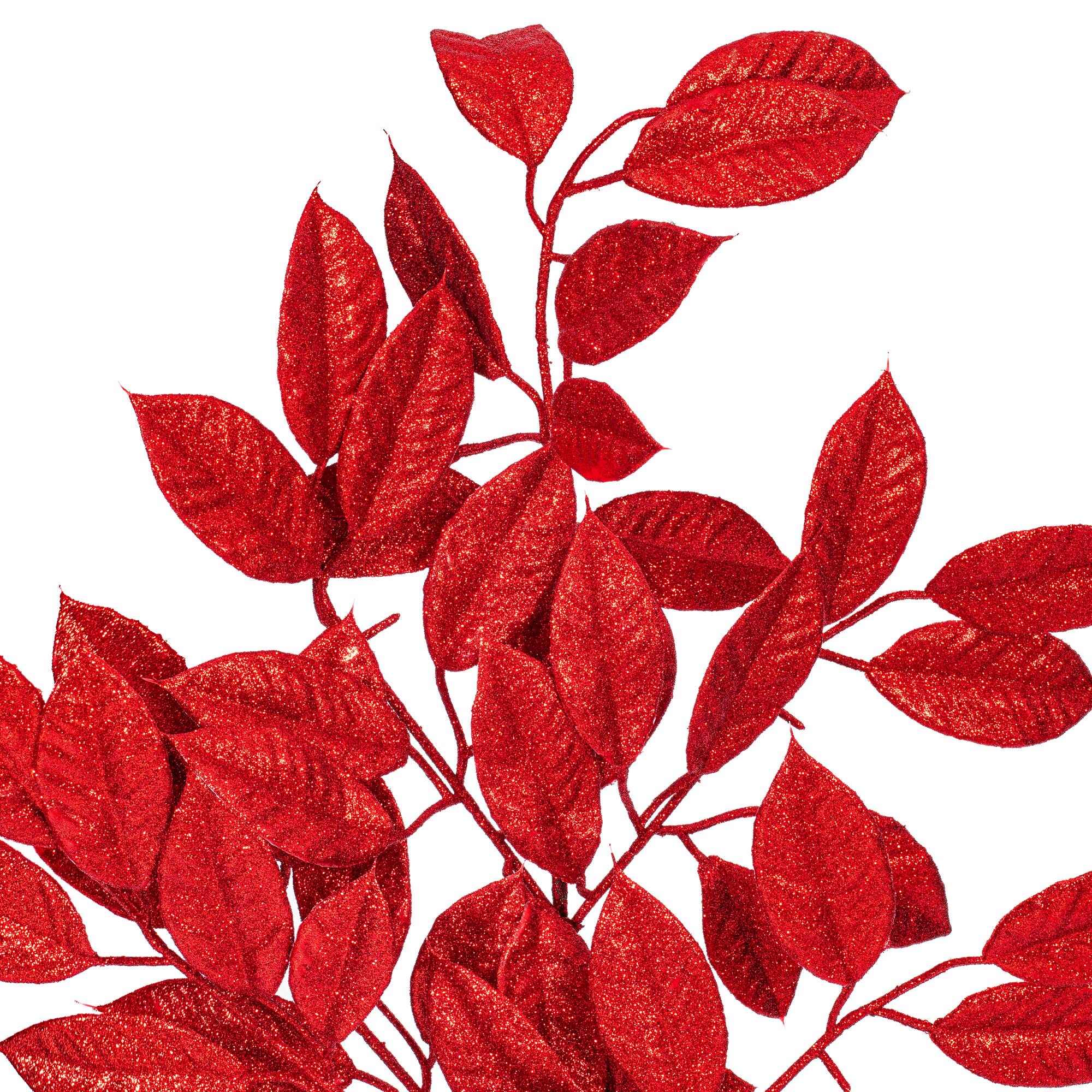 Vickerman 31" Red Artificial Gardenia Glitter Sprays, 2ct.