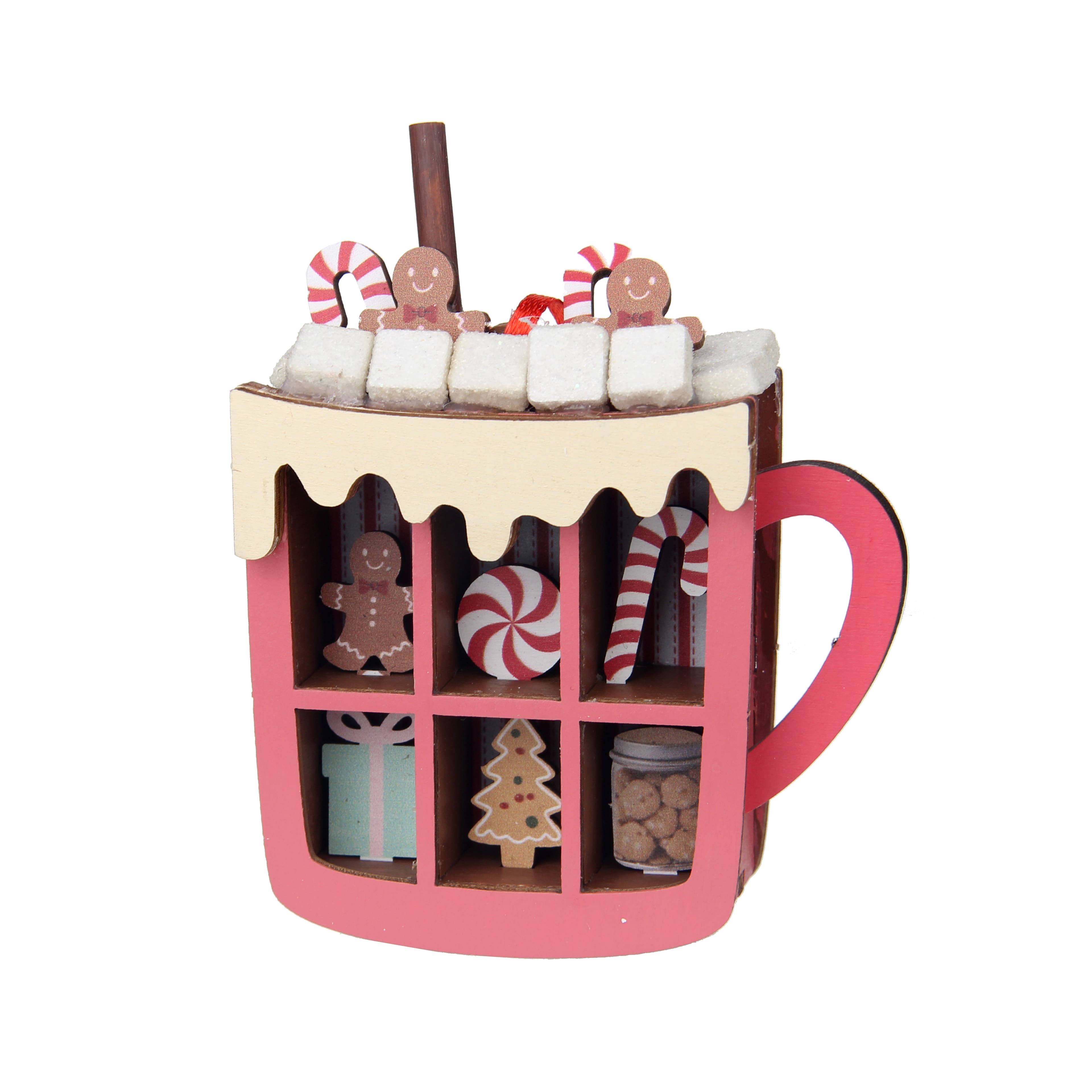Michaels, Cocoa Mug Diorama Ornament Kit by Make Market® – Category: Christmas Miniatures