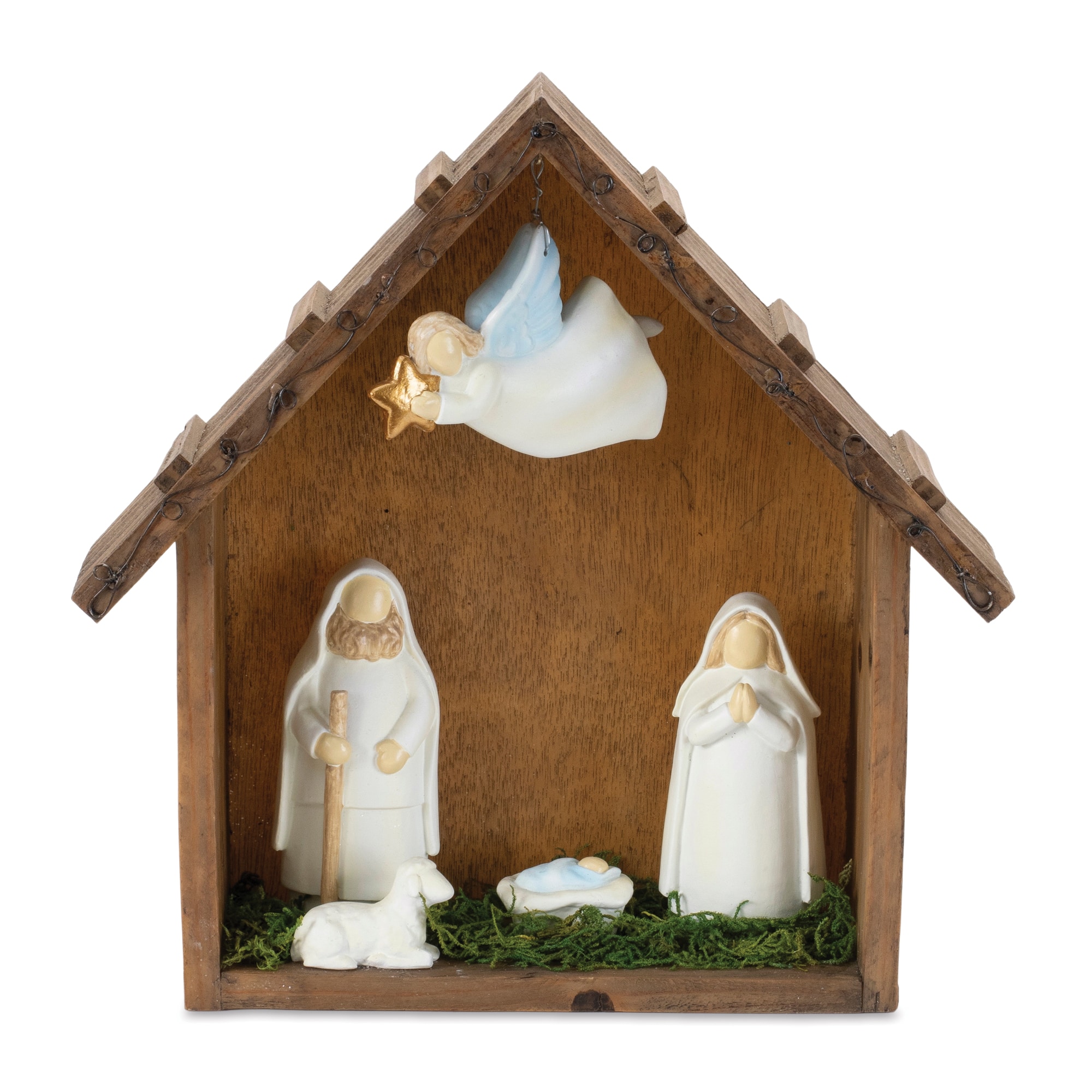 10" Holiday Nativity Scene Display