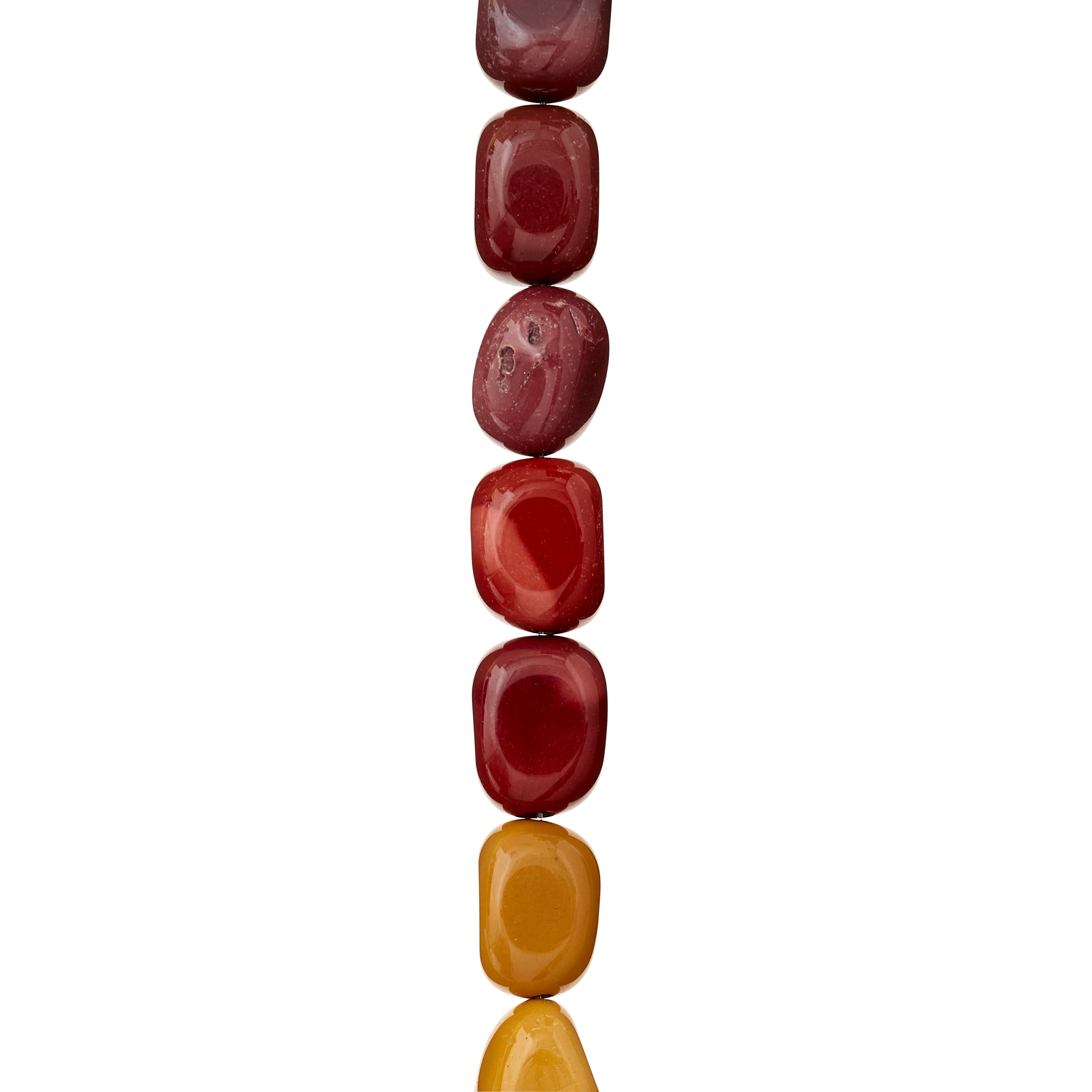 12 Pack: Mixed Multicolor Jasper Oval Beads, 10mm by Bead Landing™