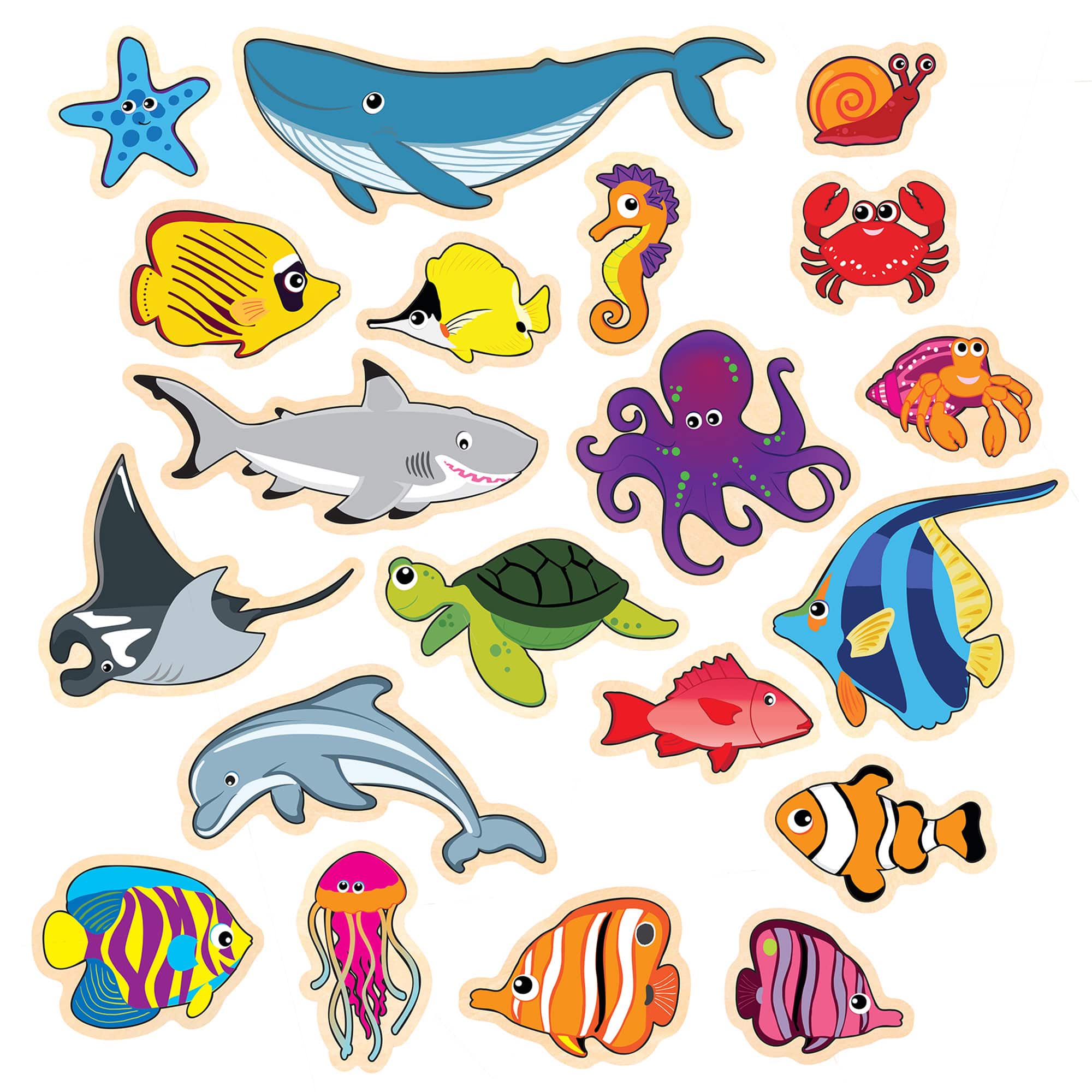 Spark & Wow Wooden Sea Life Magnets Set Figure | Michaels®