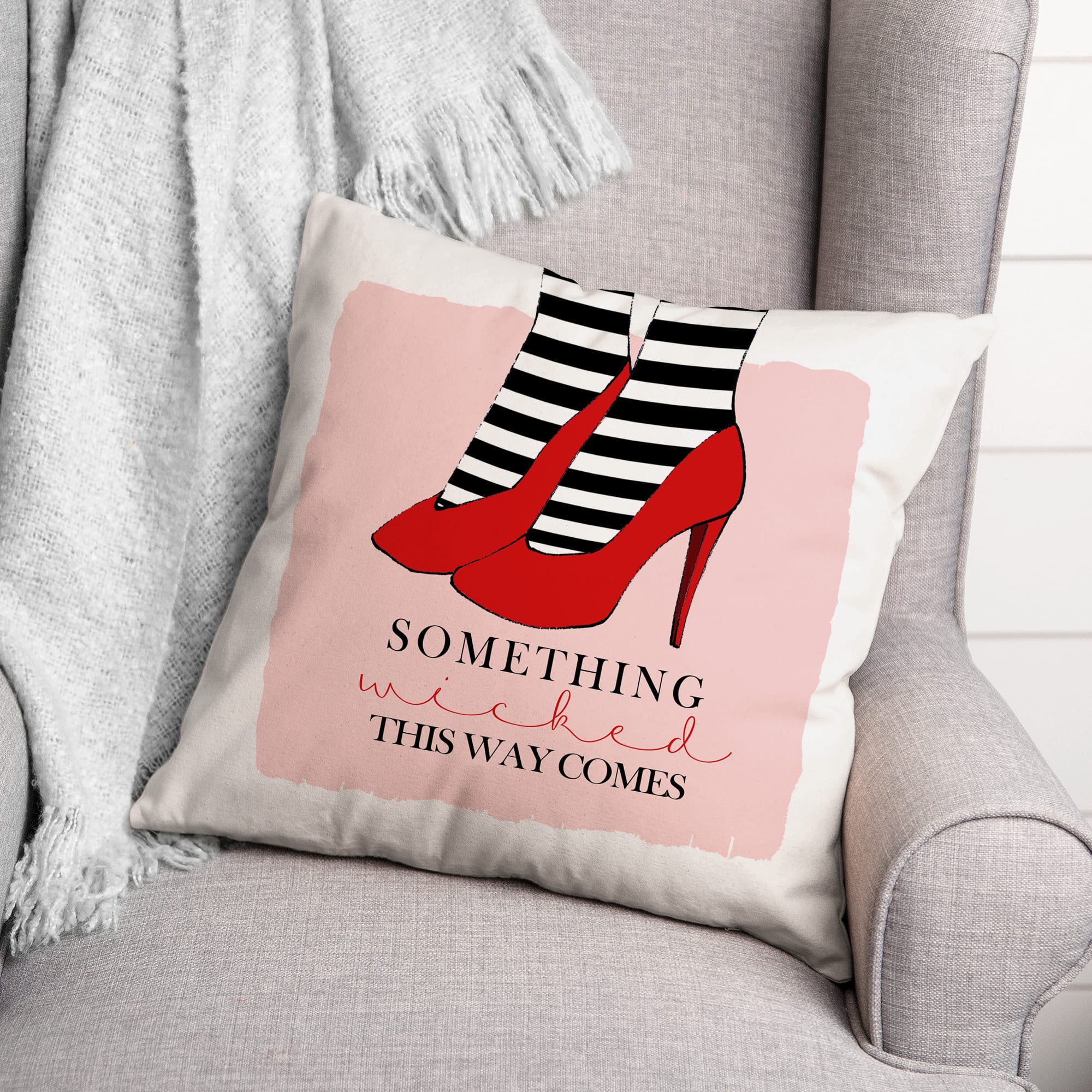 Something Wicked Throw Pillow
