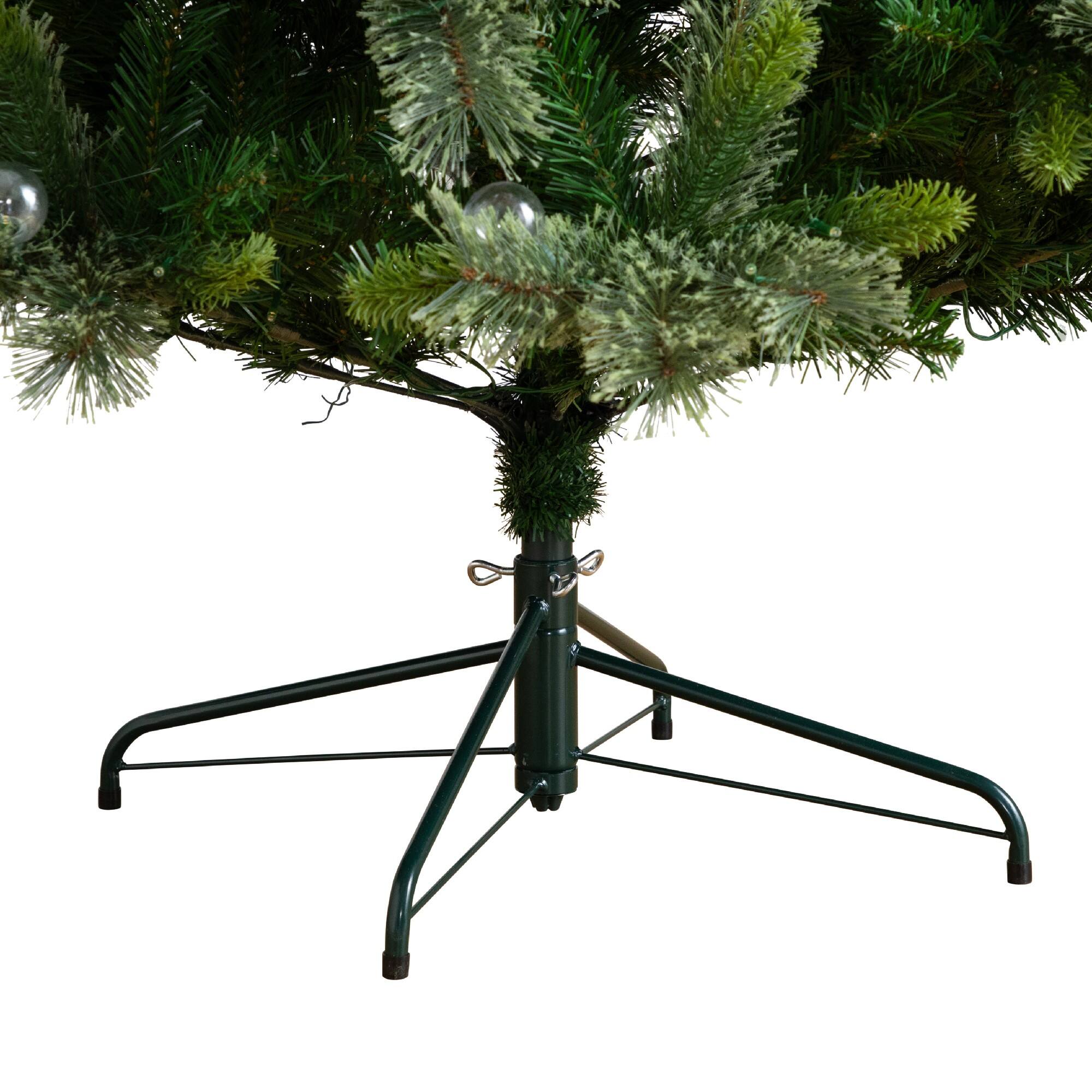 7.5ft. Pre-Lit Artificial Christmas Tree with Warm White LED Lights