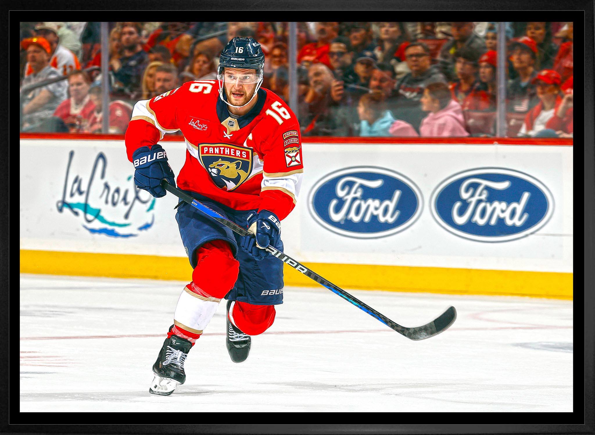 Aleksander Barkov 20" x 29" Framed Canvas Florida Panthers 31.5" x 22.5"