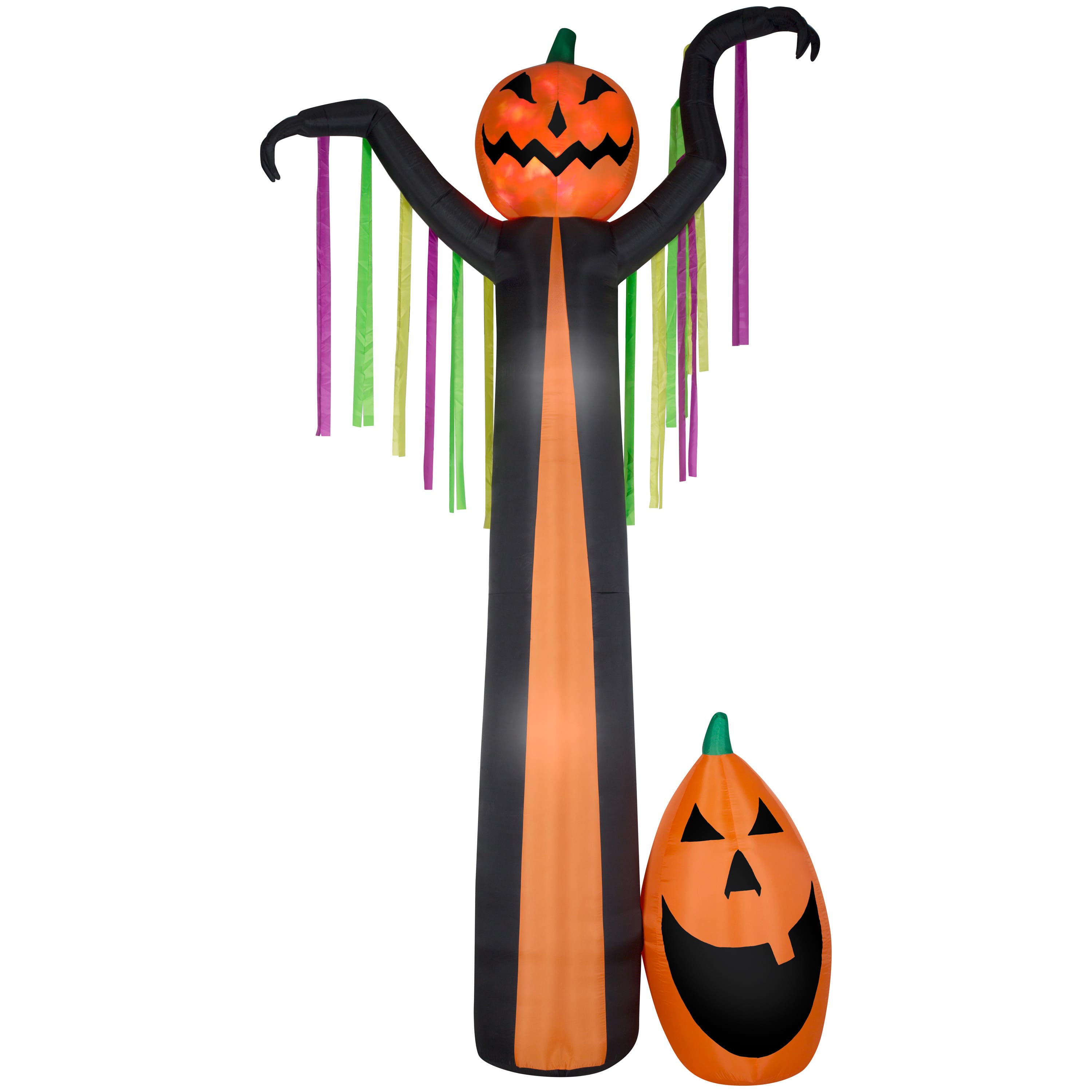 12ft. Projection Airblown® Inflatable Halloween Fire & Ice Frightening Pumpkin Scene