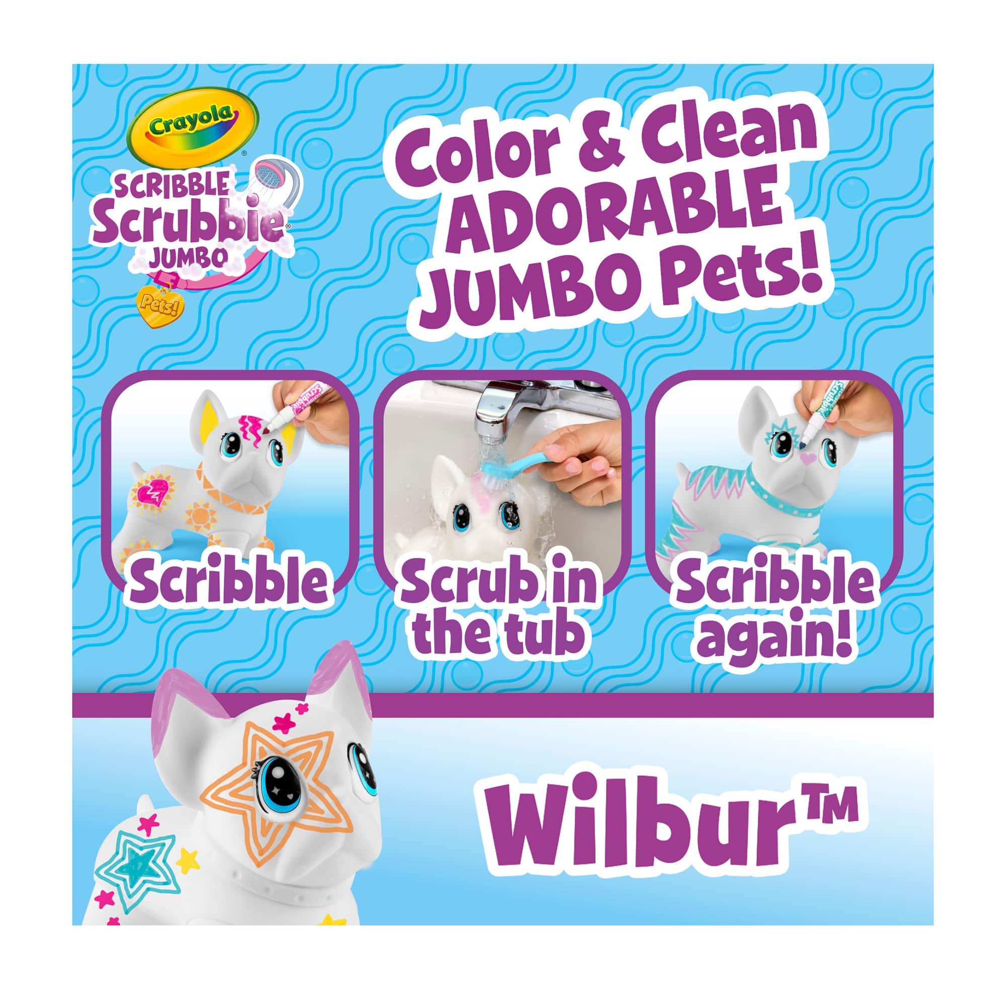 Crayola® Scribble Scrubbie® Jumbo Pet Wilbur