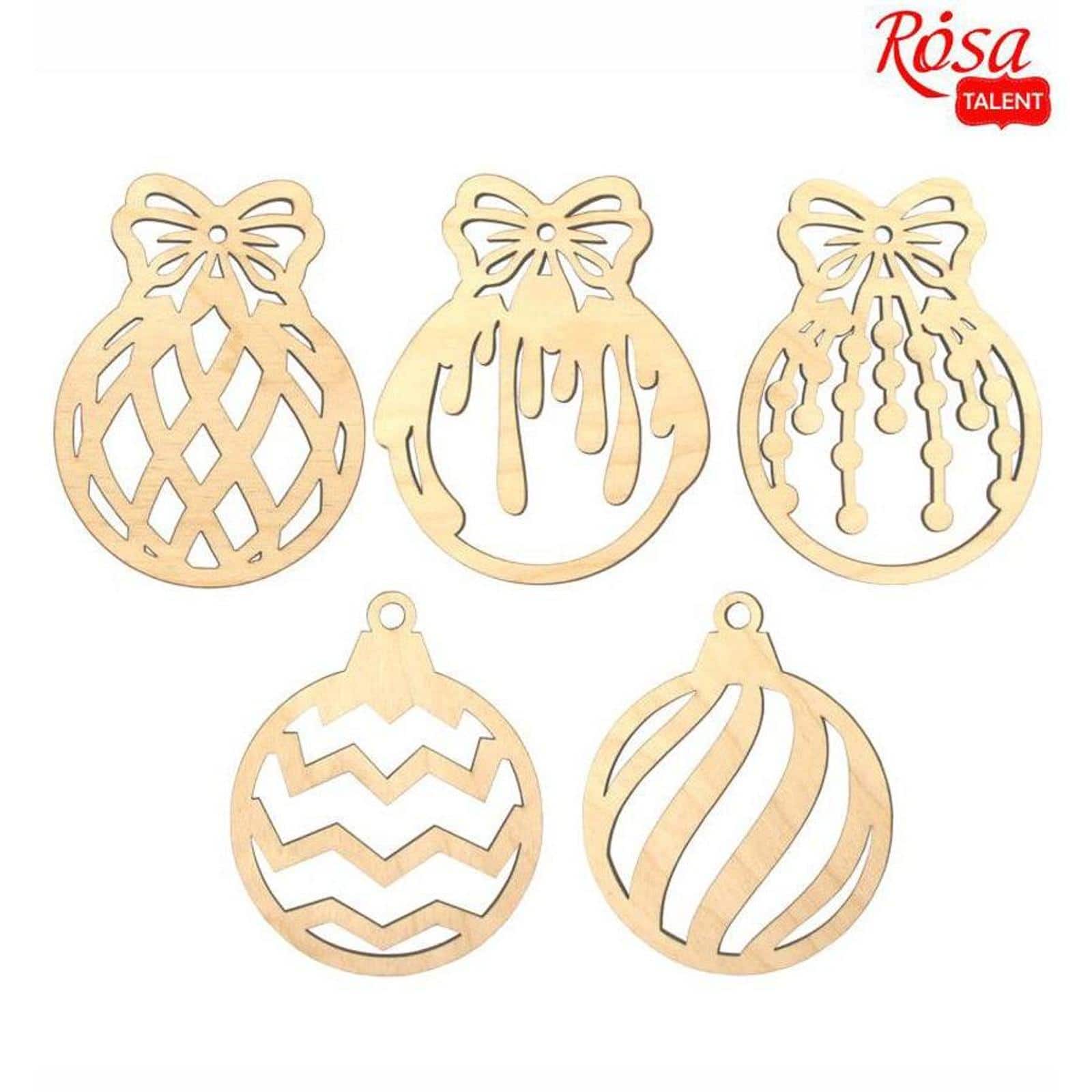 Rosa Talent Christmas Balls, 5ct.