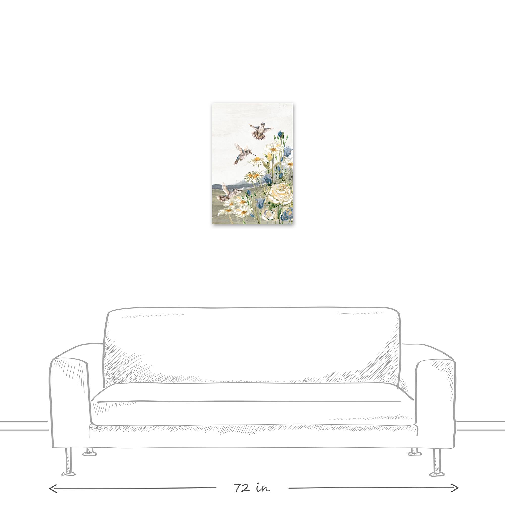 Hummingbird Haven 16" x 24" Canvas Wall Art