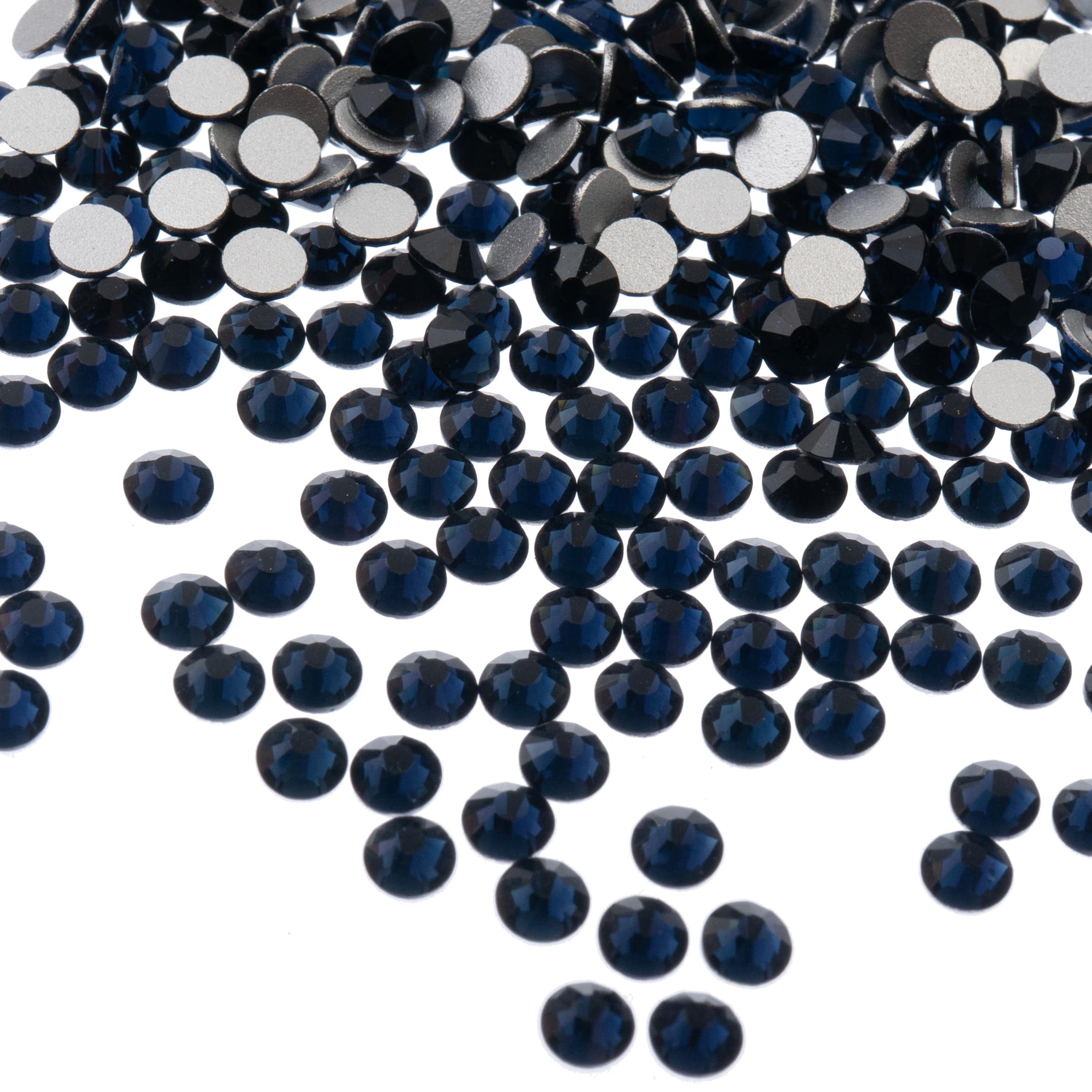 Crystal Lane DIY SS12 Glass Round Flatback Rhinestones, 2880ct.