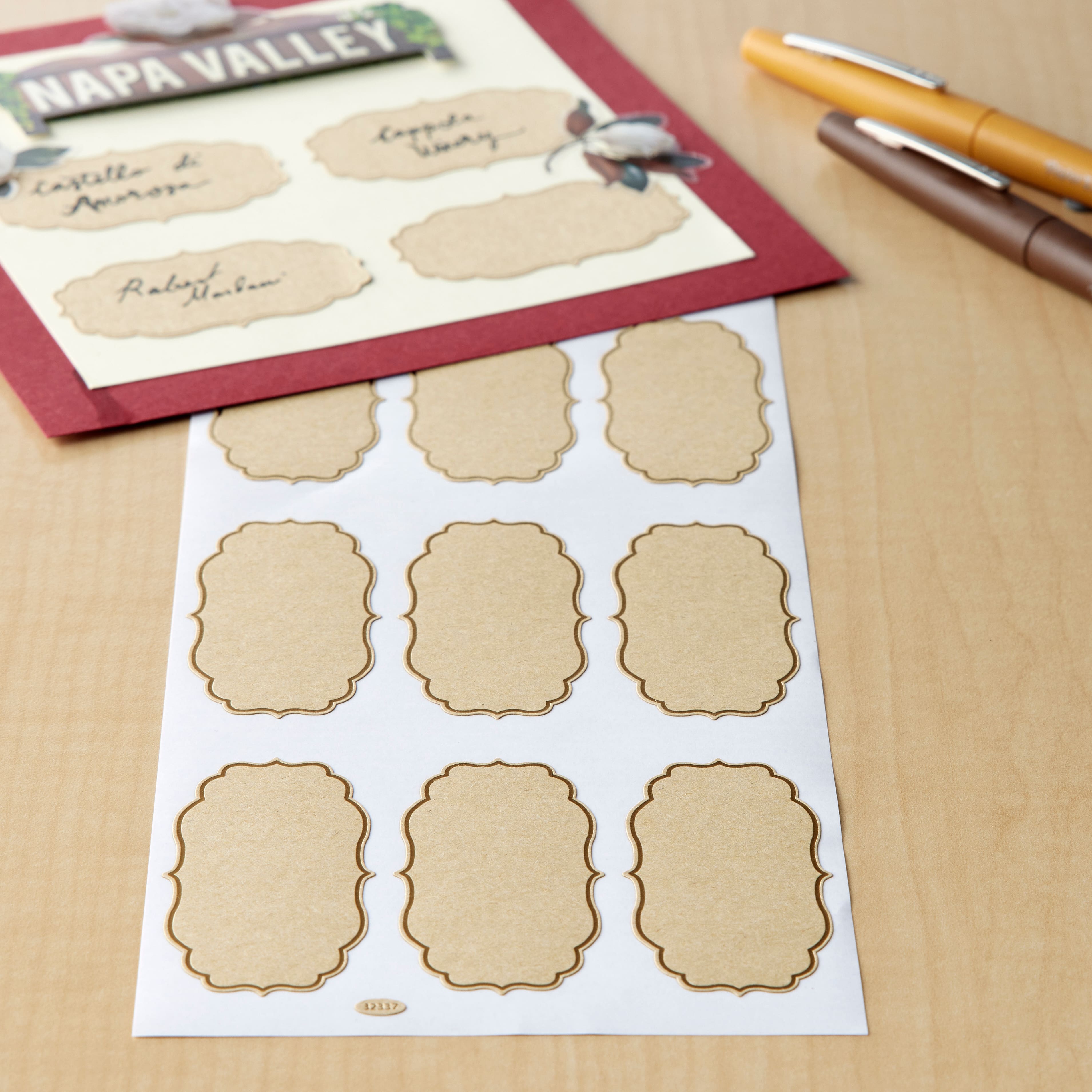 12 Packs: 45 ct. (540 total) Scalloped Kraft Tags by Recollections™