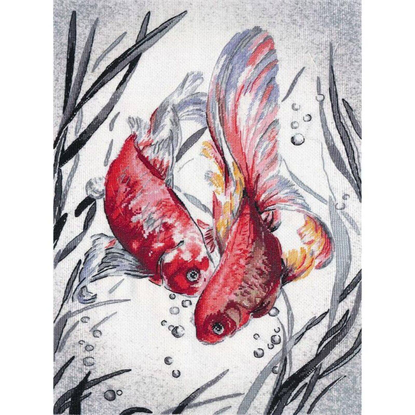 Oven Golden Fishes Cross Stitch Kit