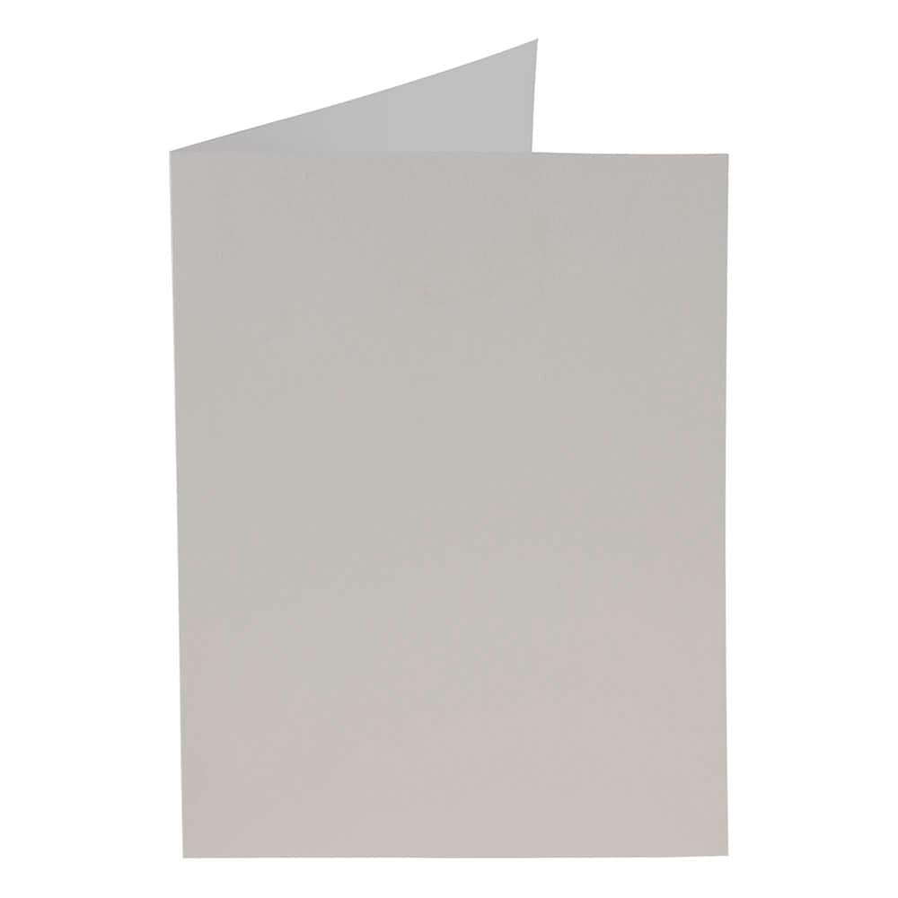 JAM Paper A7 Strathmore Bright White Wove Panel Fold Over Cards