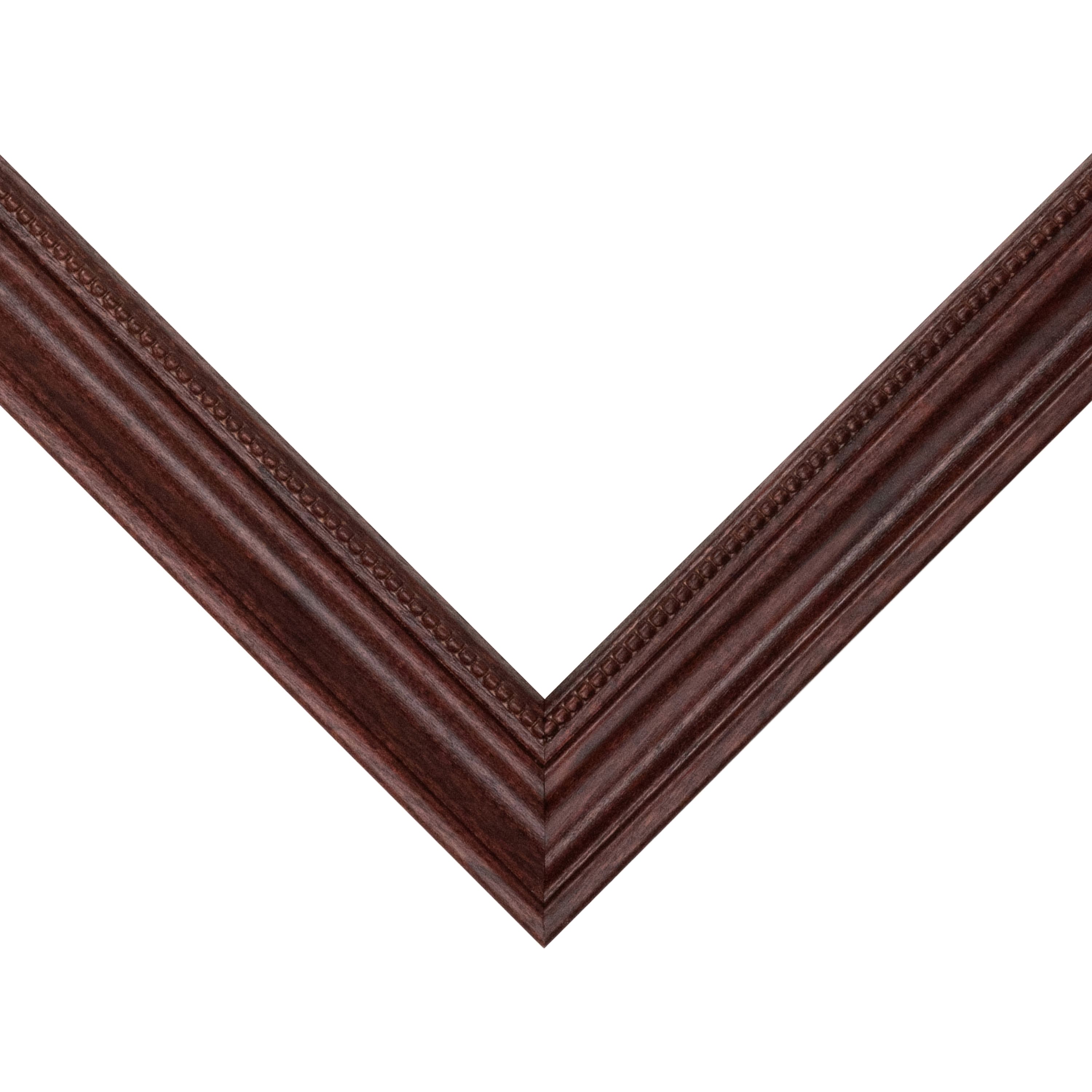 Frame USA Boardroom Cherry with Cherry Bead Single Image Picture Frame