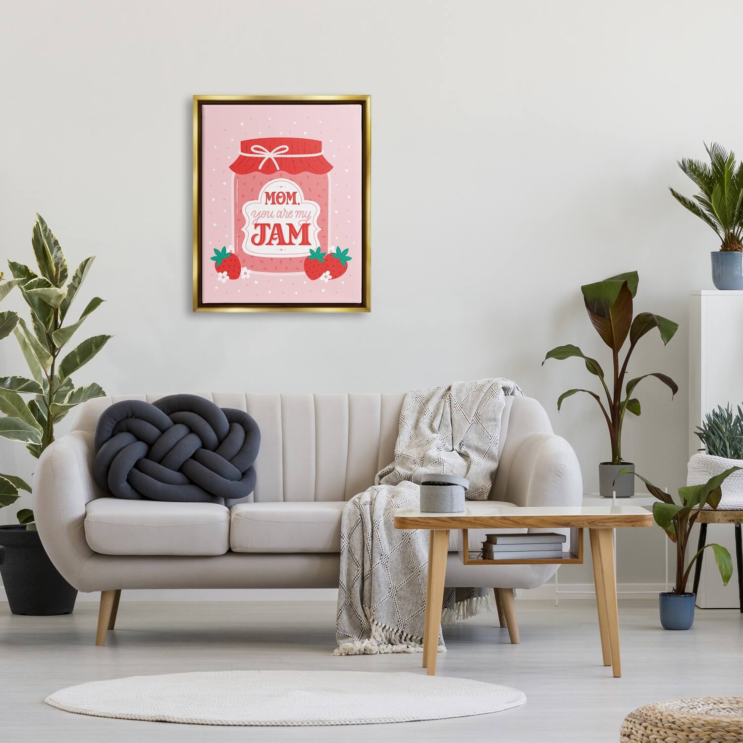 Stupell Industries Mom You Are My Jam Phrase Floater Framed Art