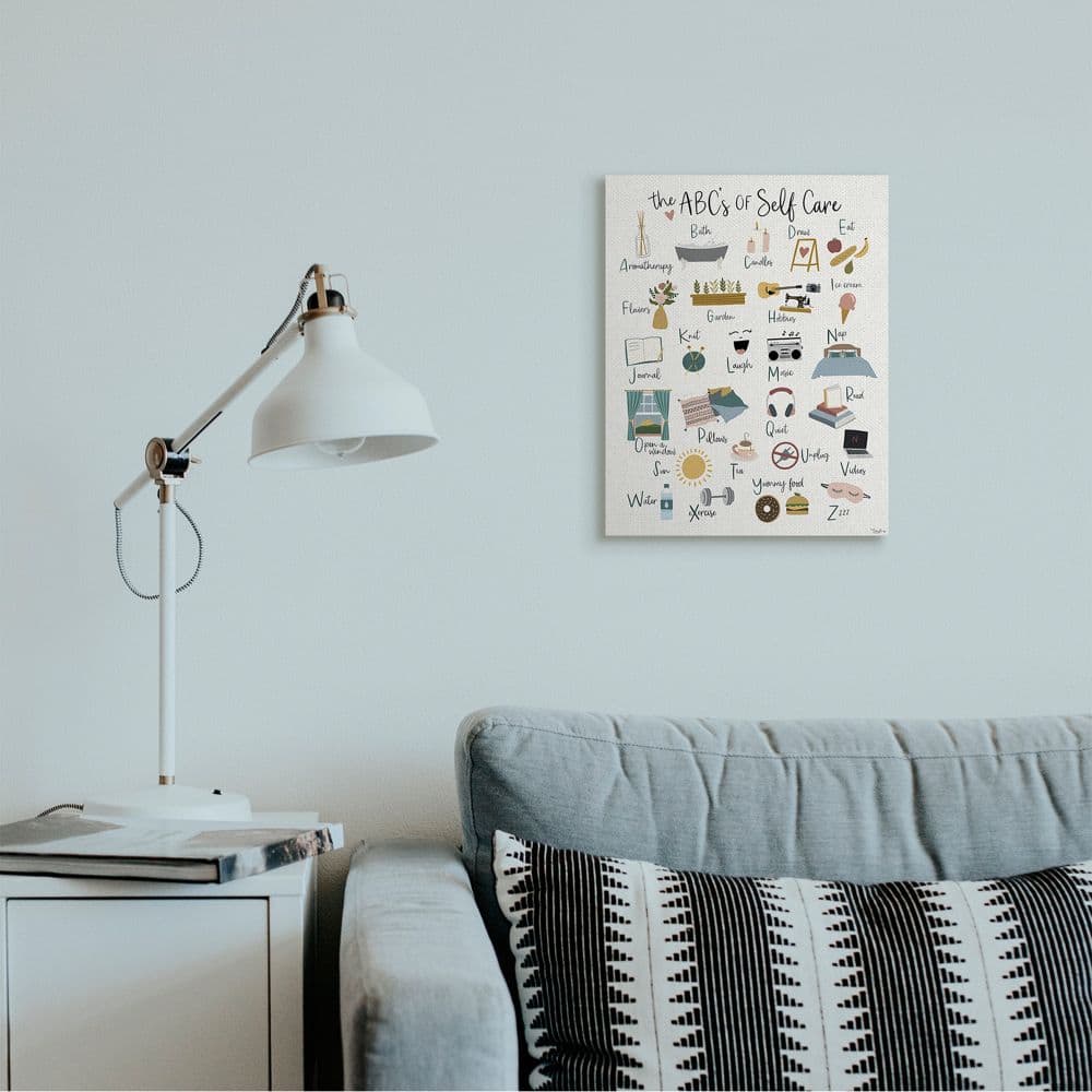 Stupell Industries ABCs of Self Care Wall Accent