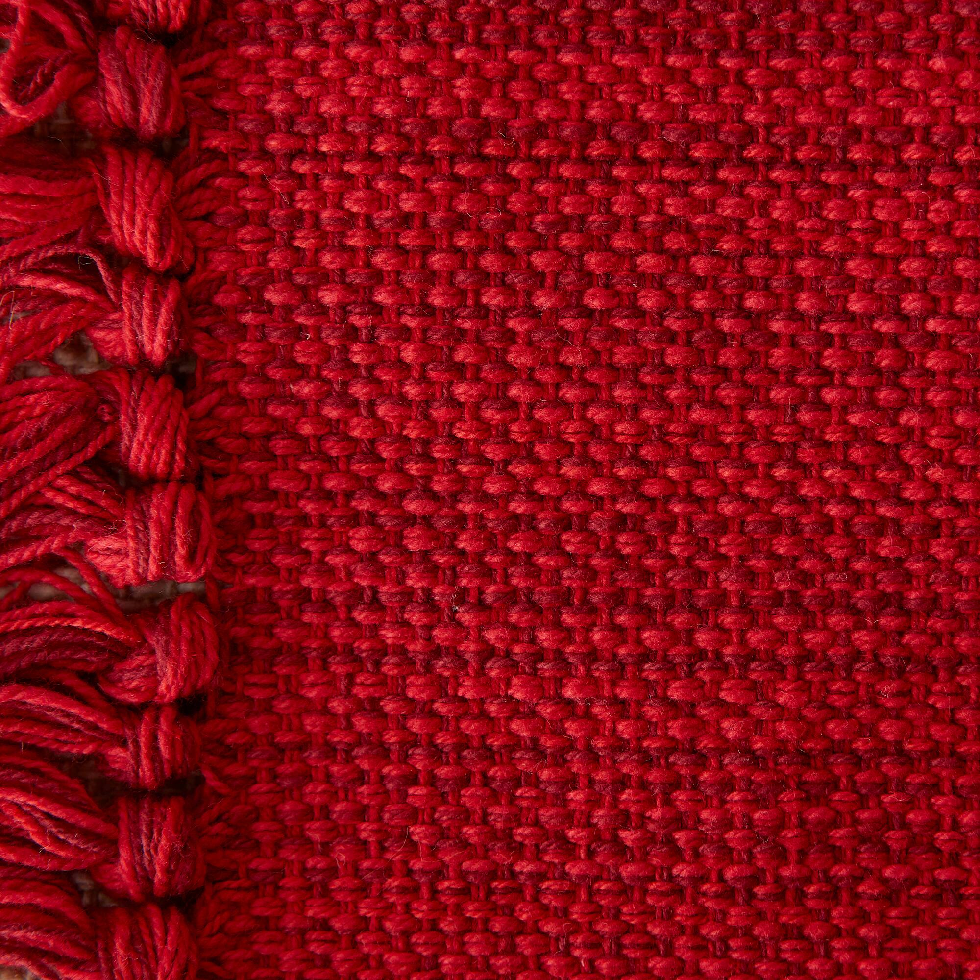 DII® Variegated Red Fringe Placemat & Napkin Set, 8ct.