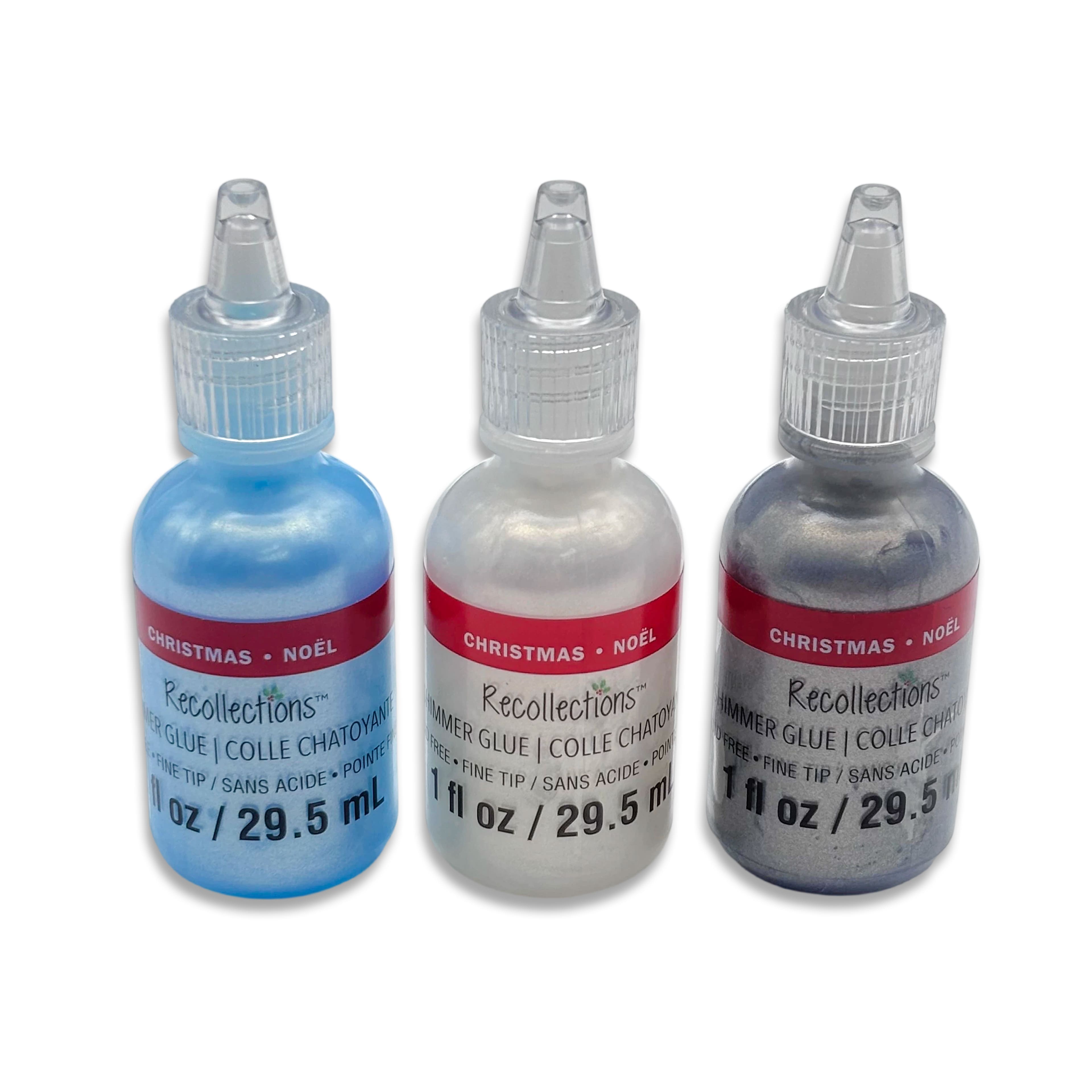 Silver, Blue & White Shimmer Glue Set by Recollections™