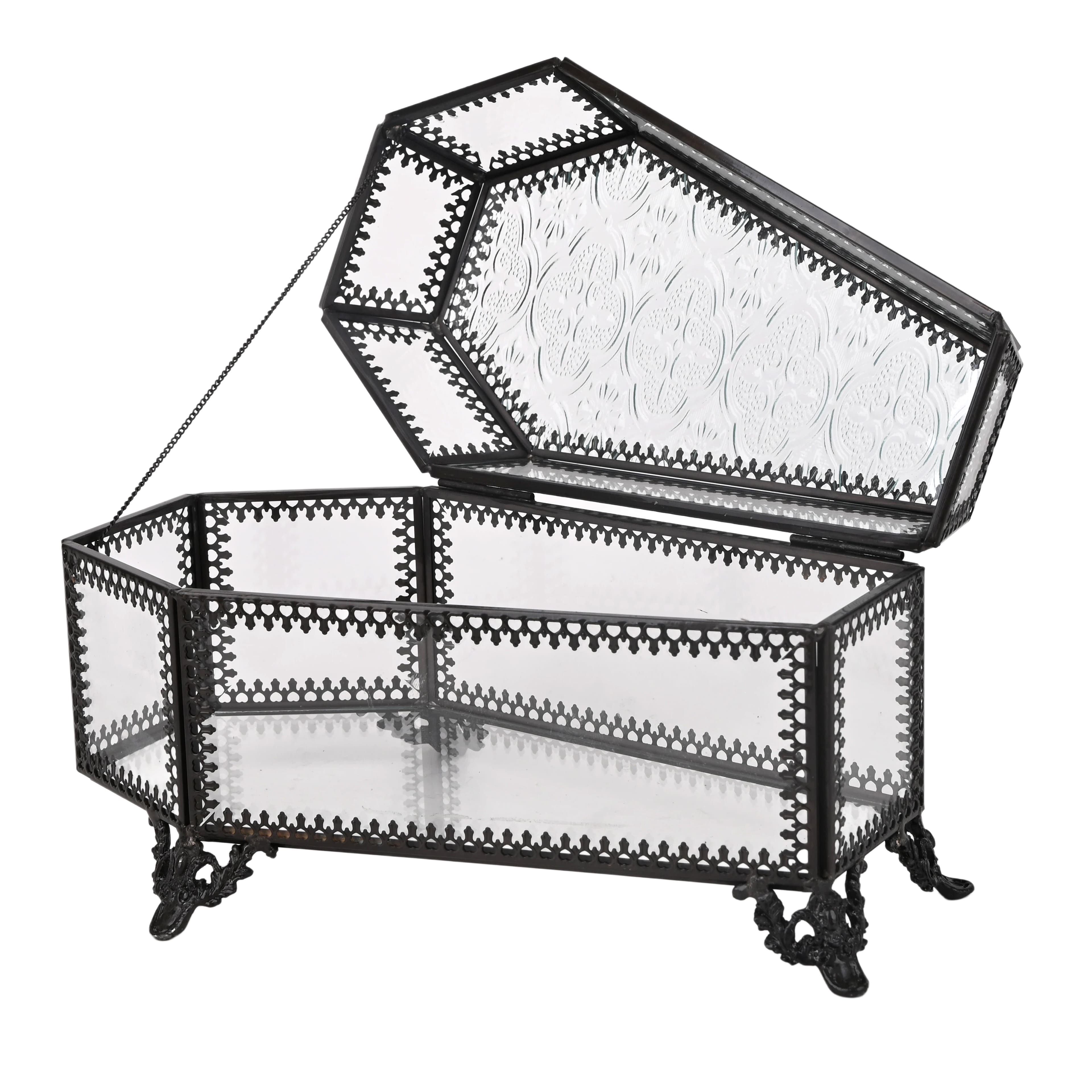 8" Glass Coffin Terrarium by Ashland®