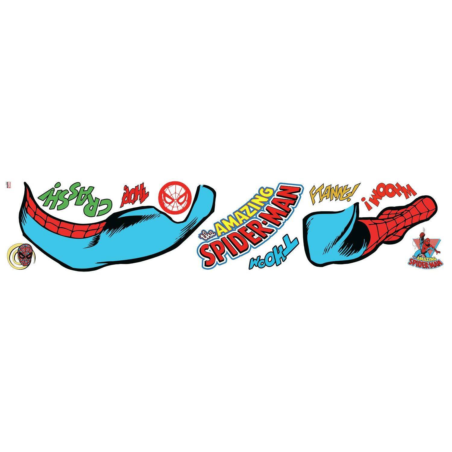 RoomMates Spiderman Comic Peel & Stick Giant Wall Decals