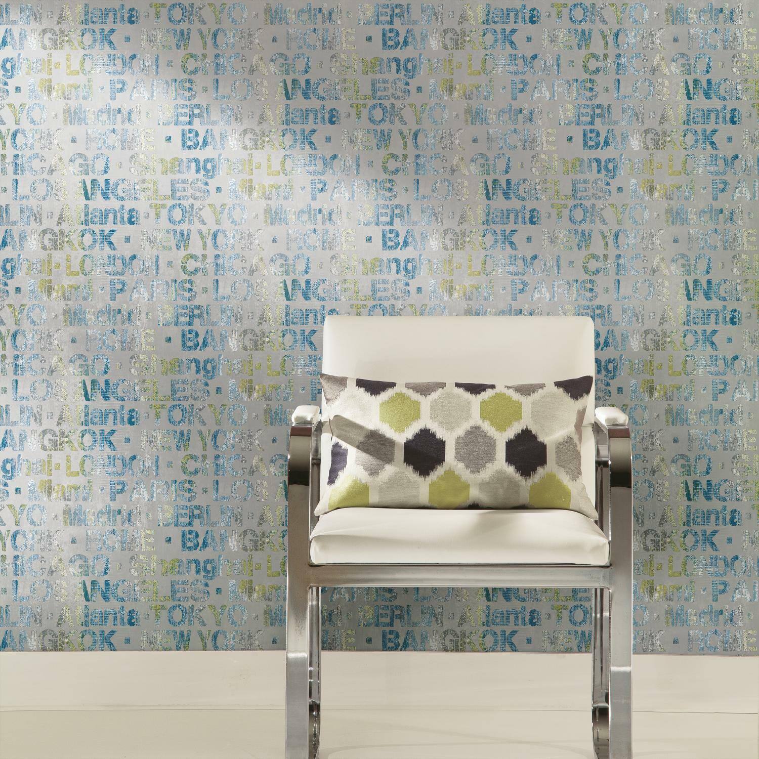RoomMates Cities Of The World Peel & Stick Wallpaper