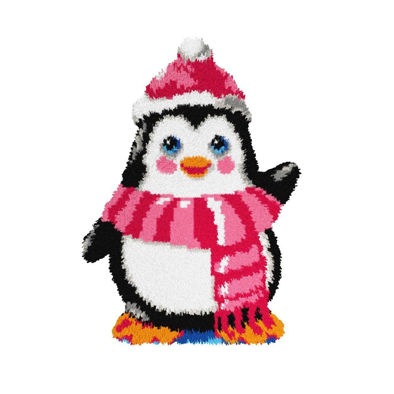 Orchidea Penguin Canvas Latch Hook Kit