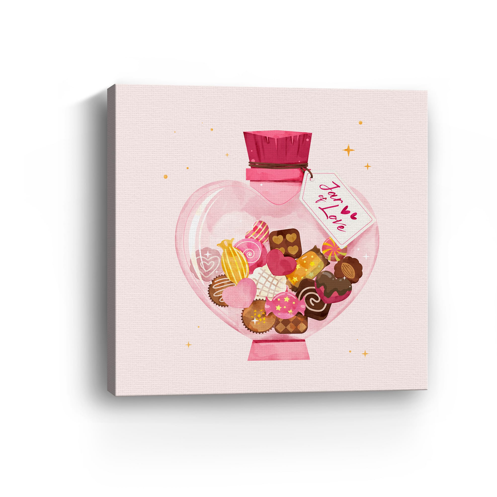 Jar of Love Canvas Giclée Art