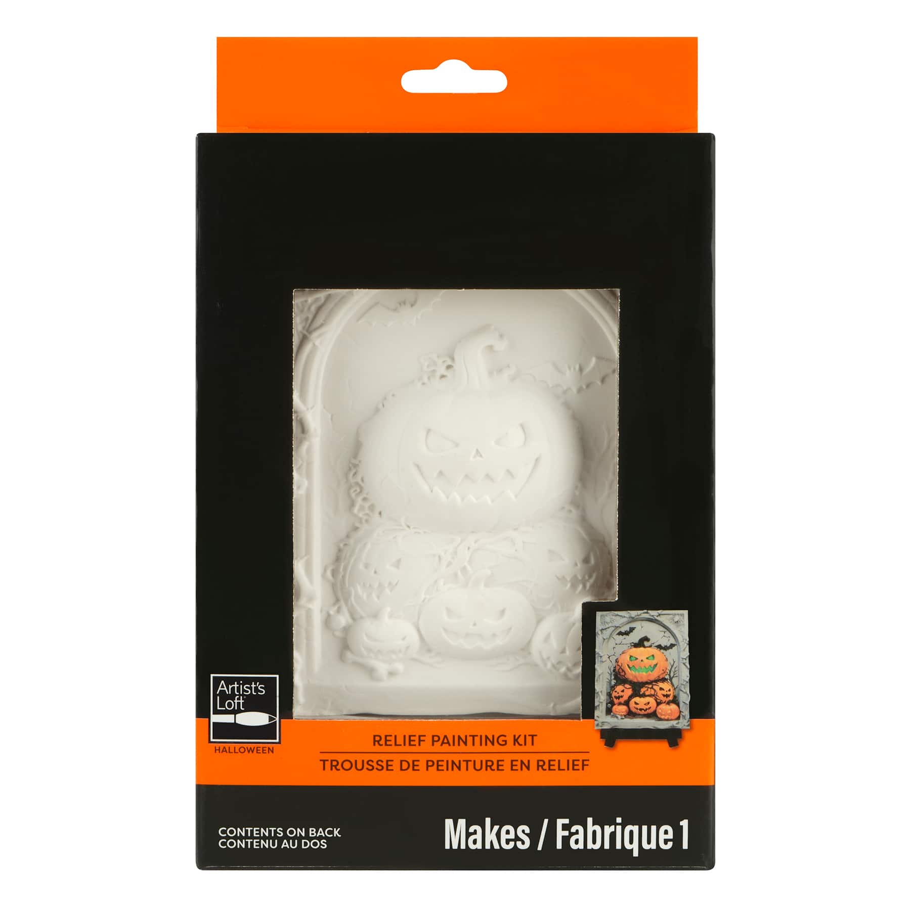 Jack-o'-Lantern Stack Relief Painting Kit by Artist's Loft®