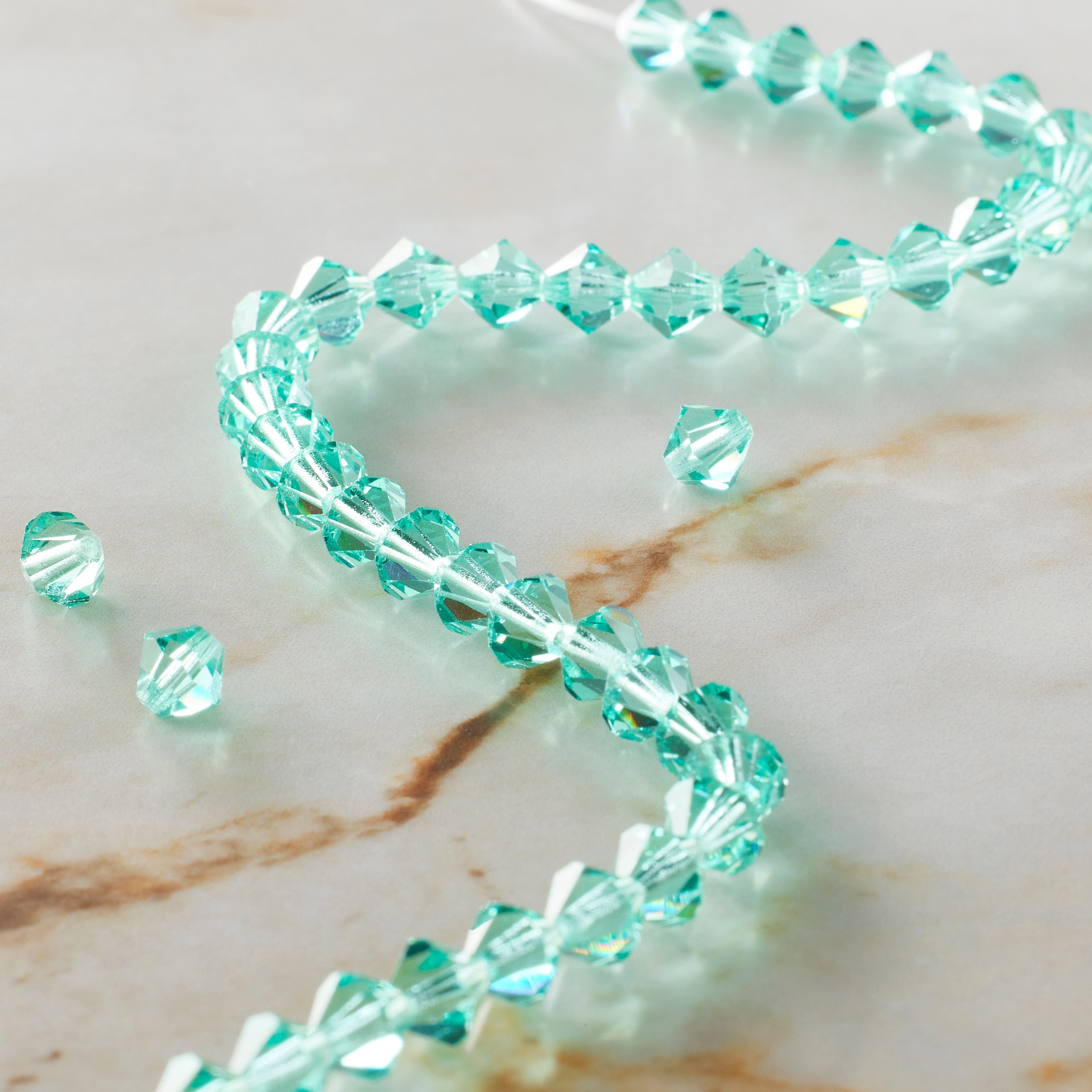 12 Pack: Preciosa Glass Crystal Bicone Beads, 6mm by Bead Landing™