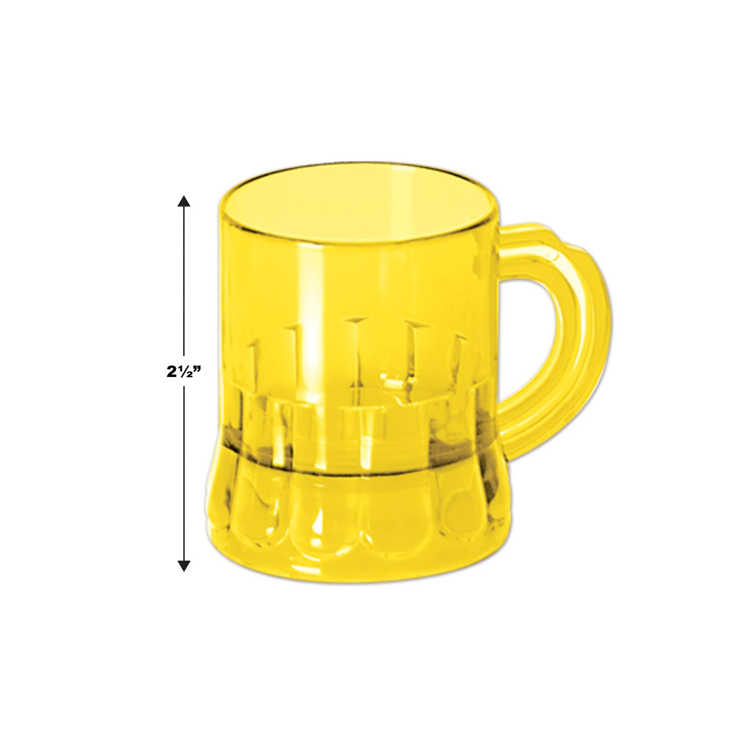 Beistle 3oz. Yellow Mug Shot Party Mugs, 6ct.