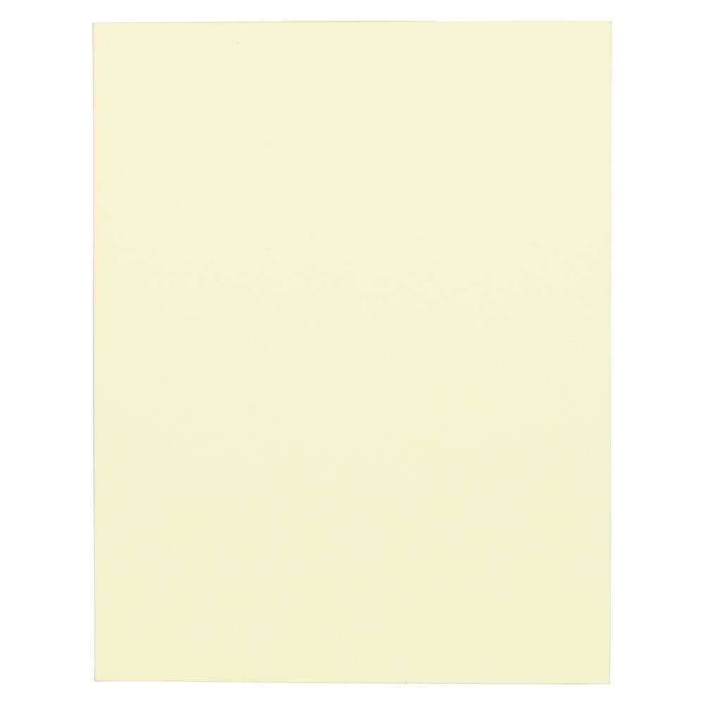 JAM Paper A2 Light Yellow Blank Foldover Cards