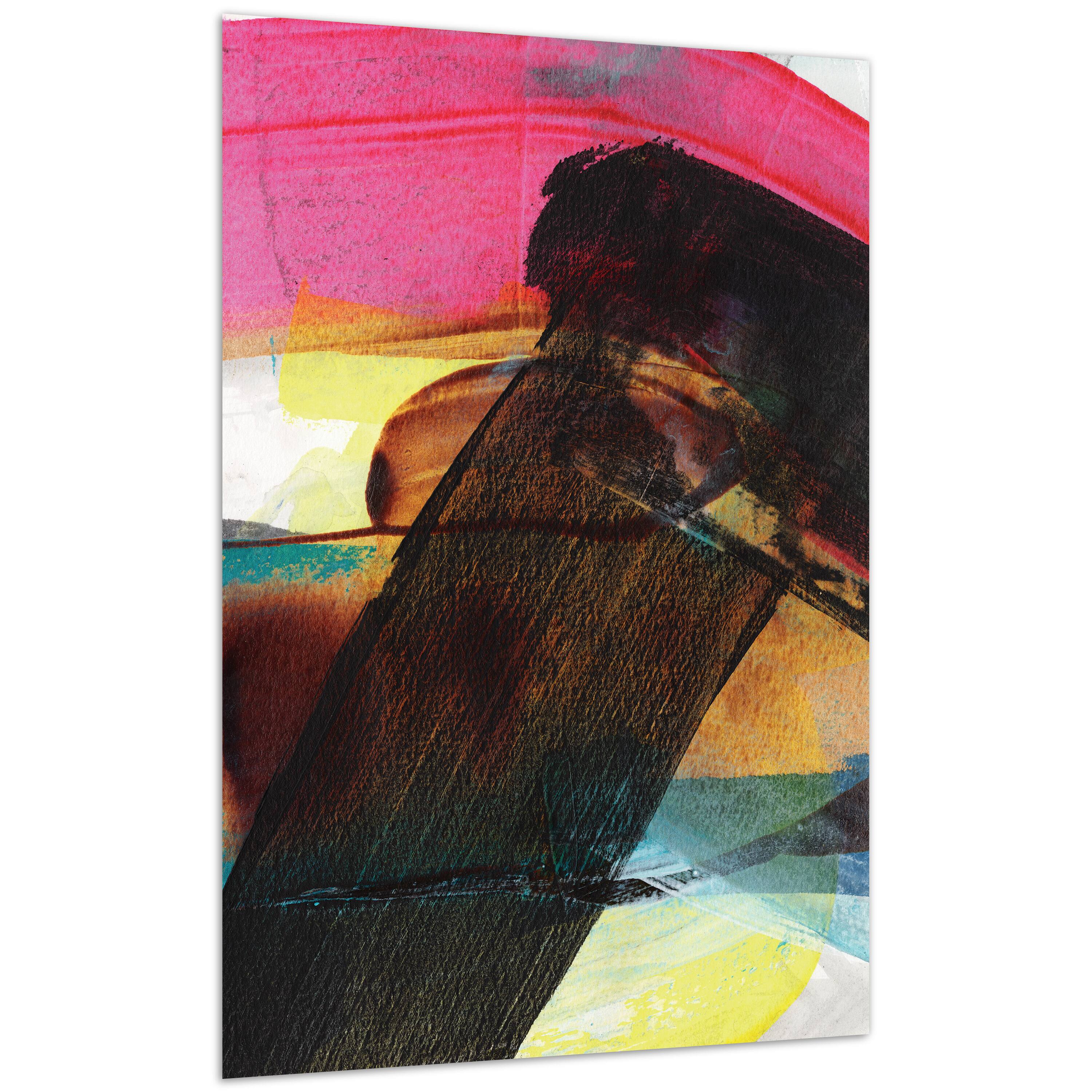 Empire Art Direct 48" x 32" Carnival Crossing Abstract I Frameless Printed Tempered Glass Wall Art