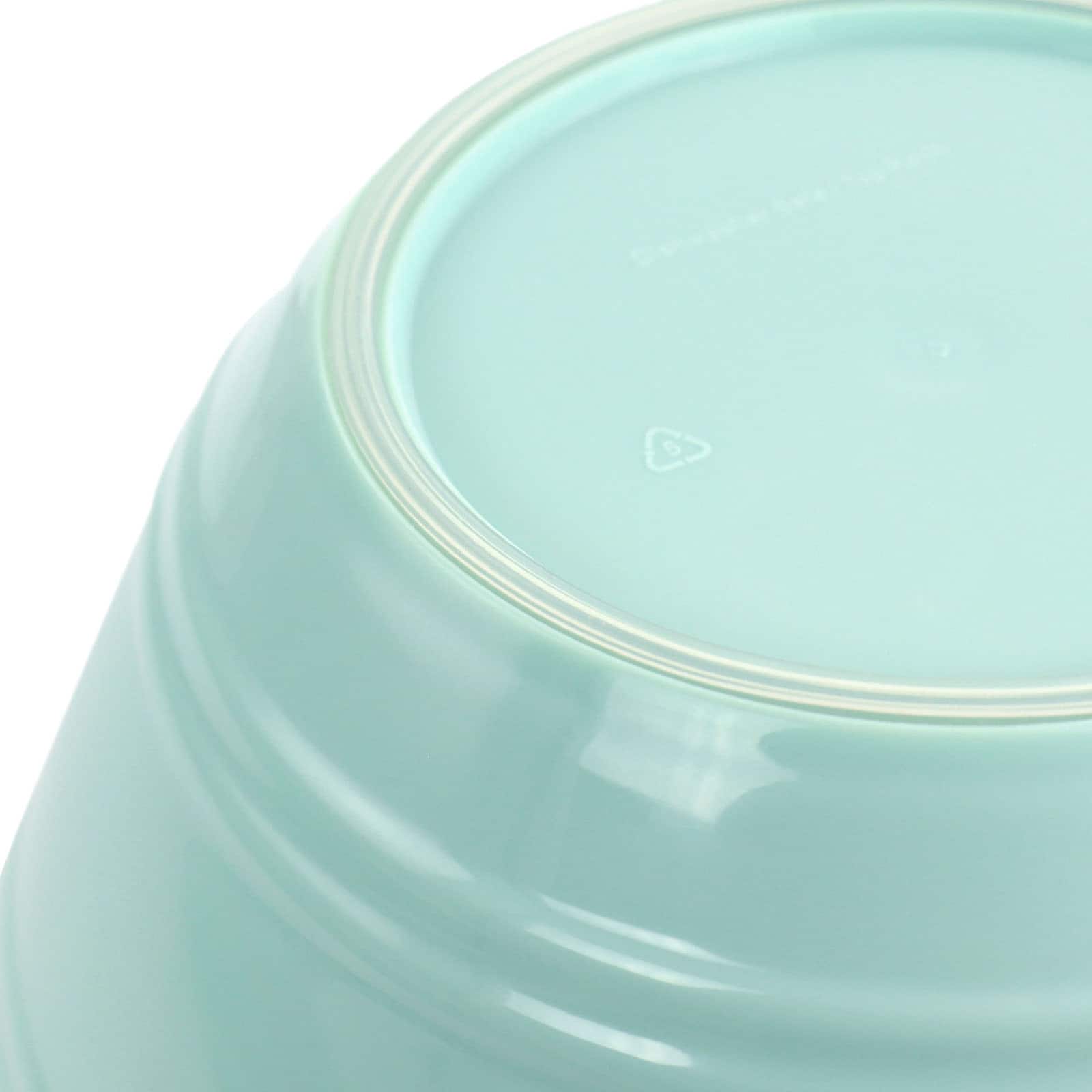 Martha Stewart Turquoise Plastic Bowl Set with Lids