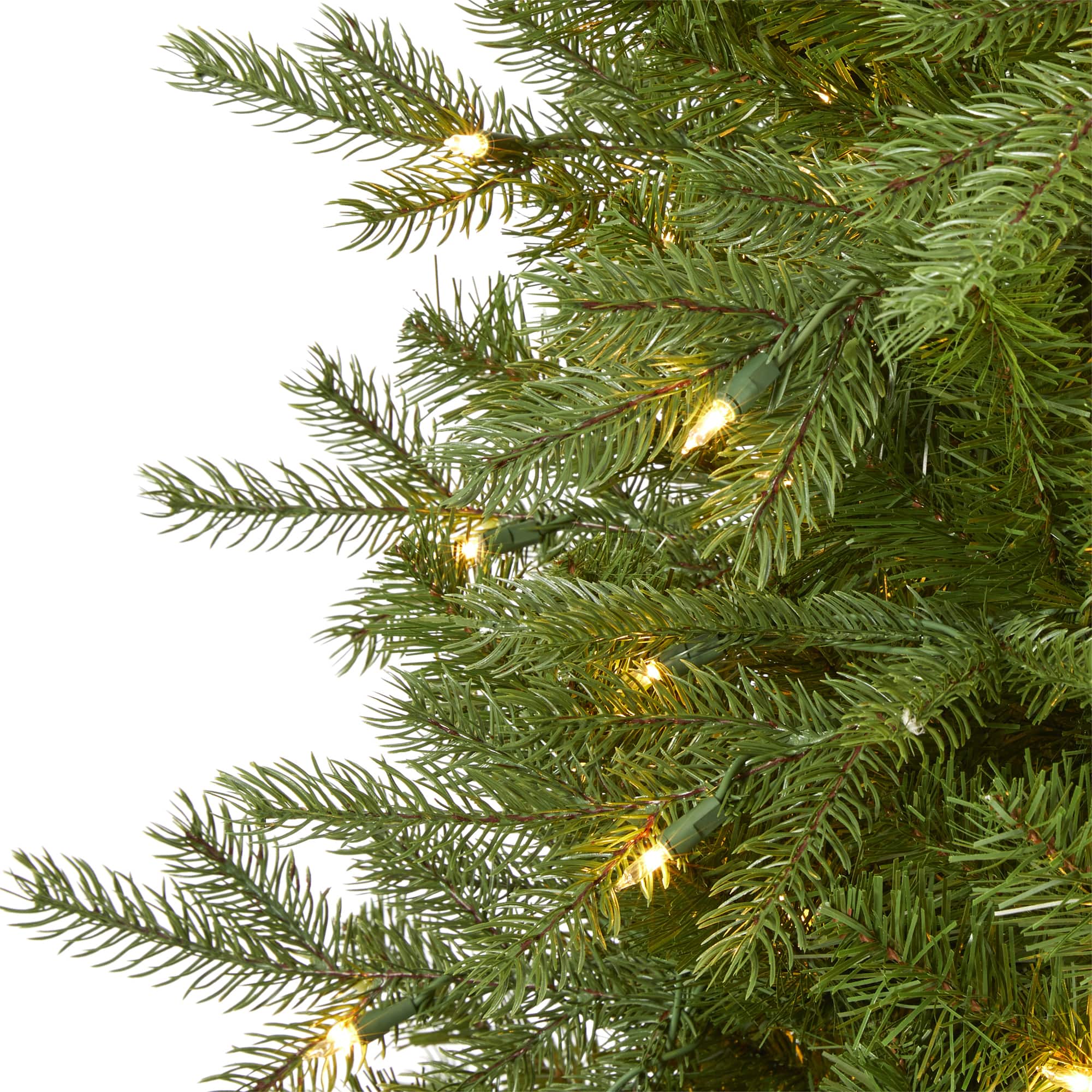 7ft. Pre-Lit Vienna Fir Artificial Christmas Tree, Warm White Lights