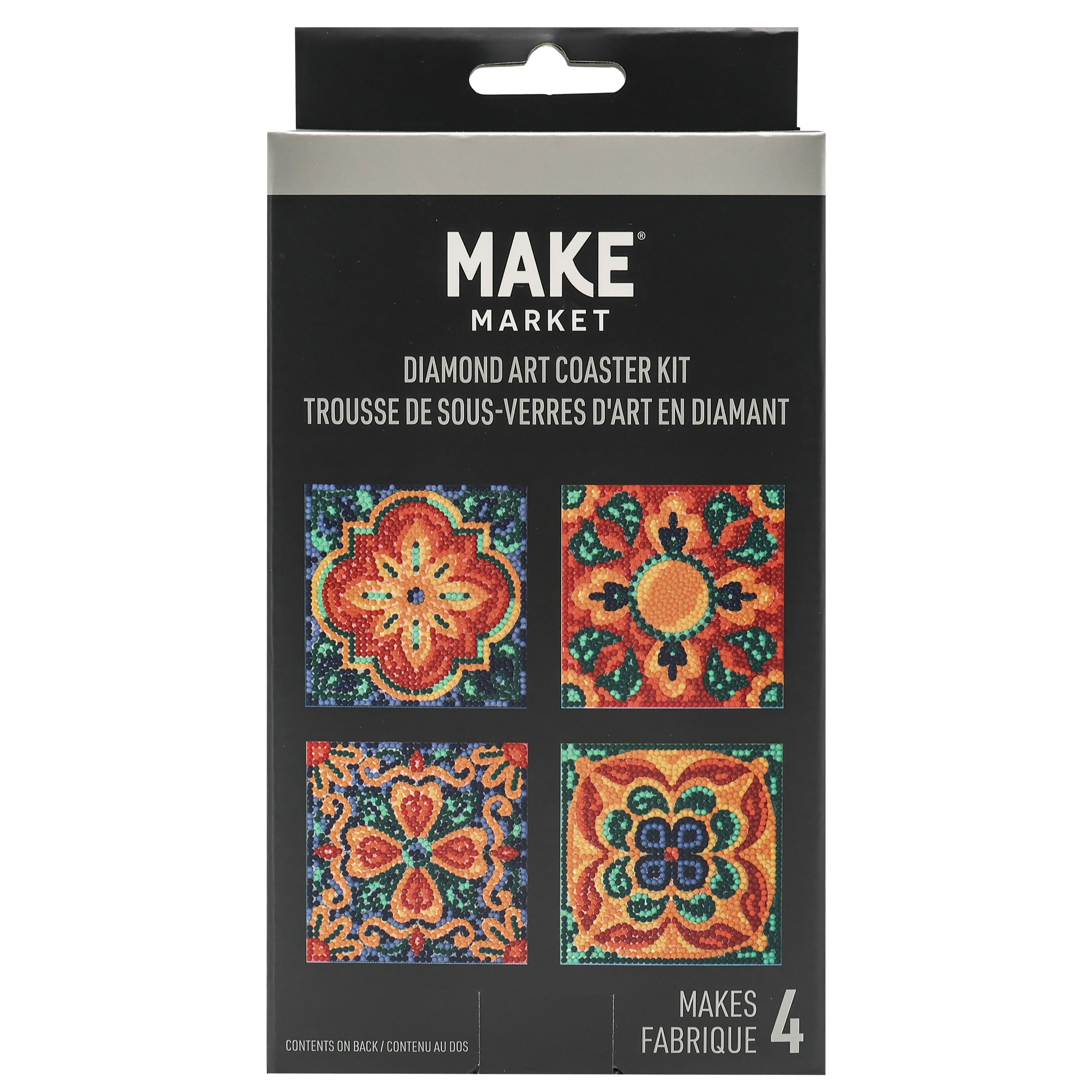 Italian Tile Diamond Art Coaster Kit by Make Market®