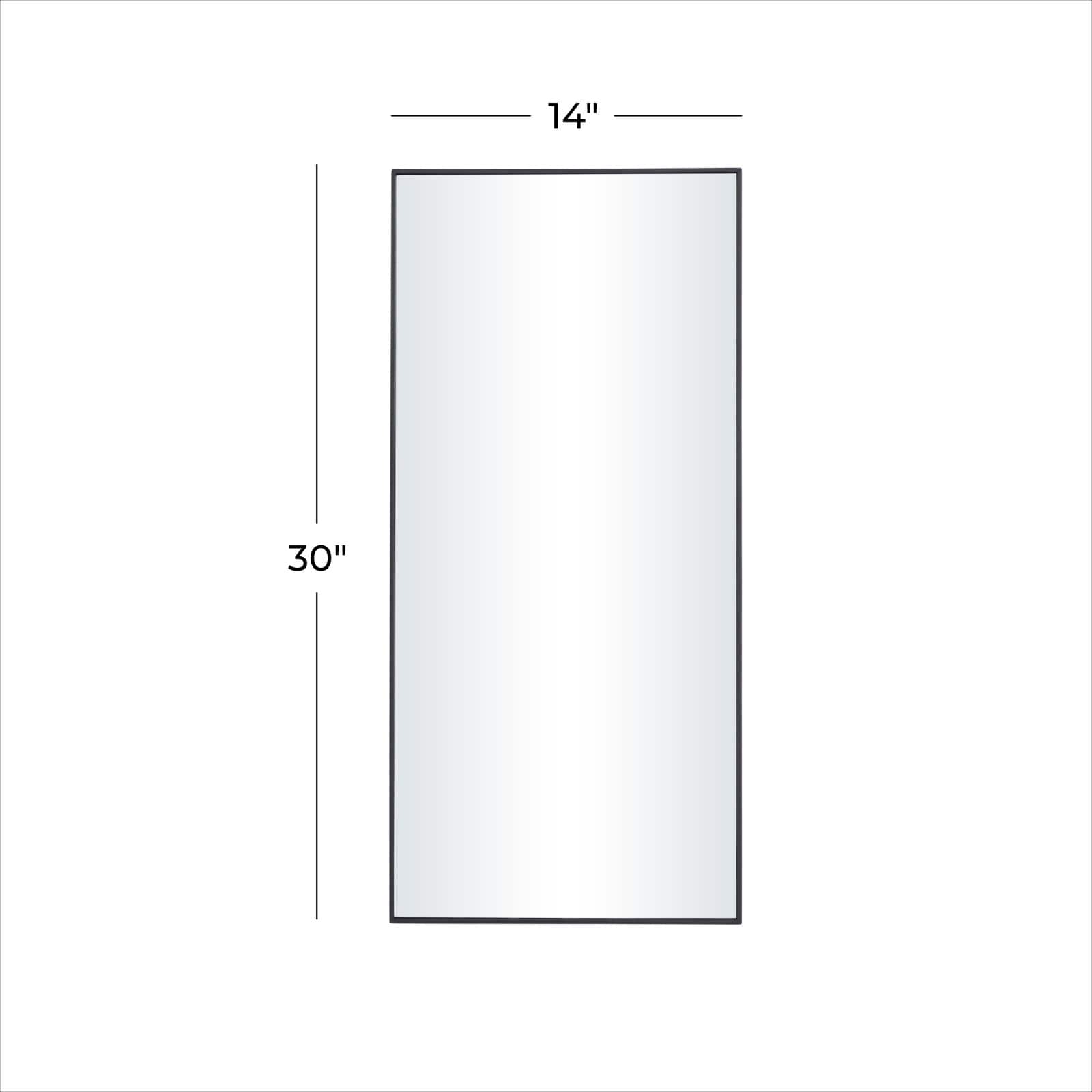 Black Contemporary Wall Mirror