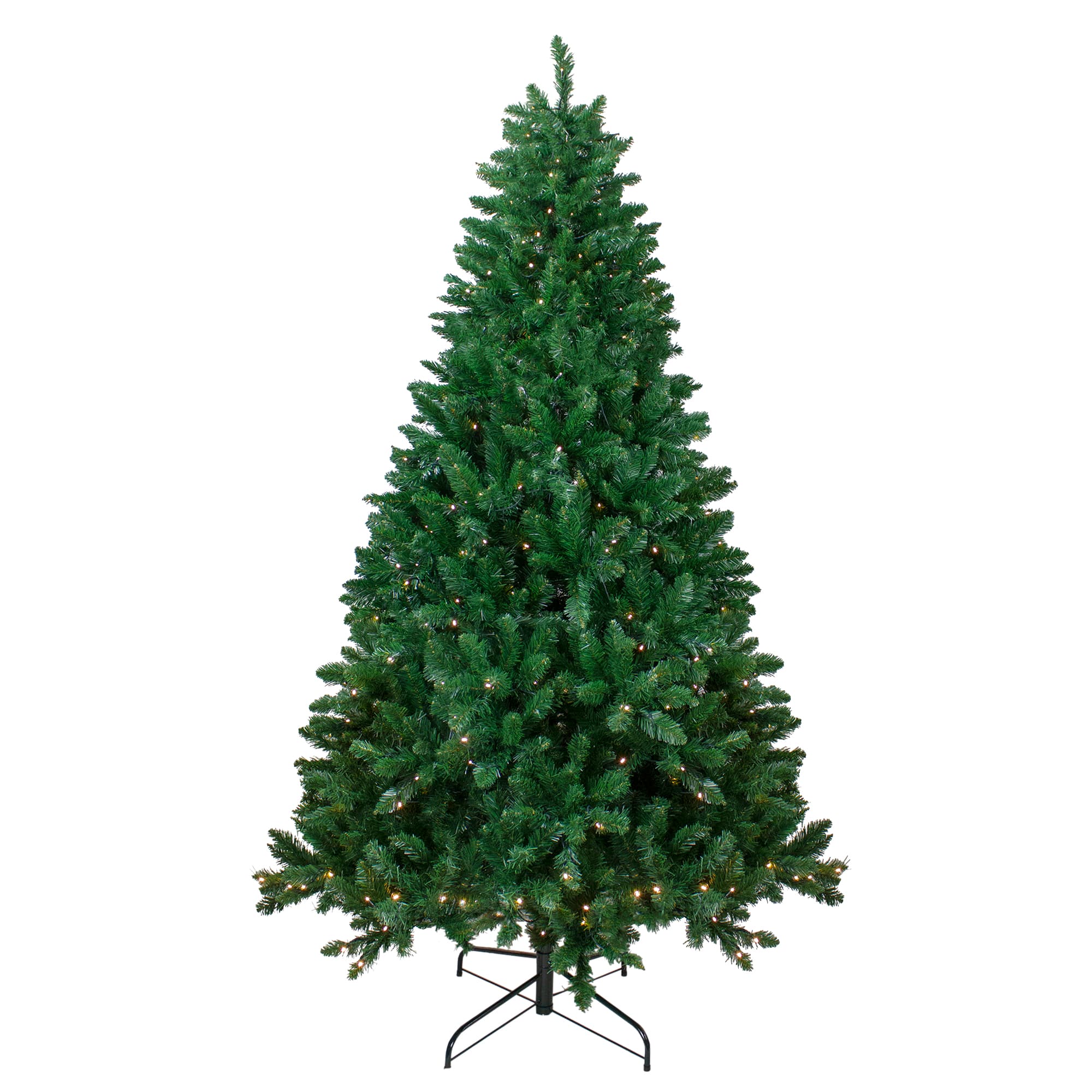 9ft. Pre-Lit Twin Lakes Fir Artificial Christmas Tree, Warm White LED Lights