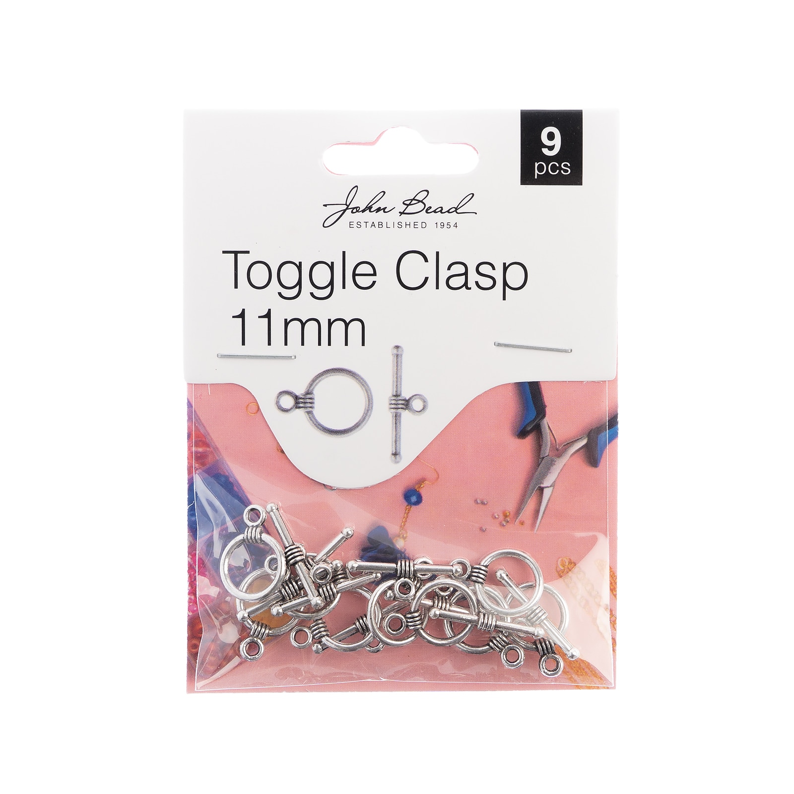 John Bead Must Have Findings 11mm Toggle Clasps