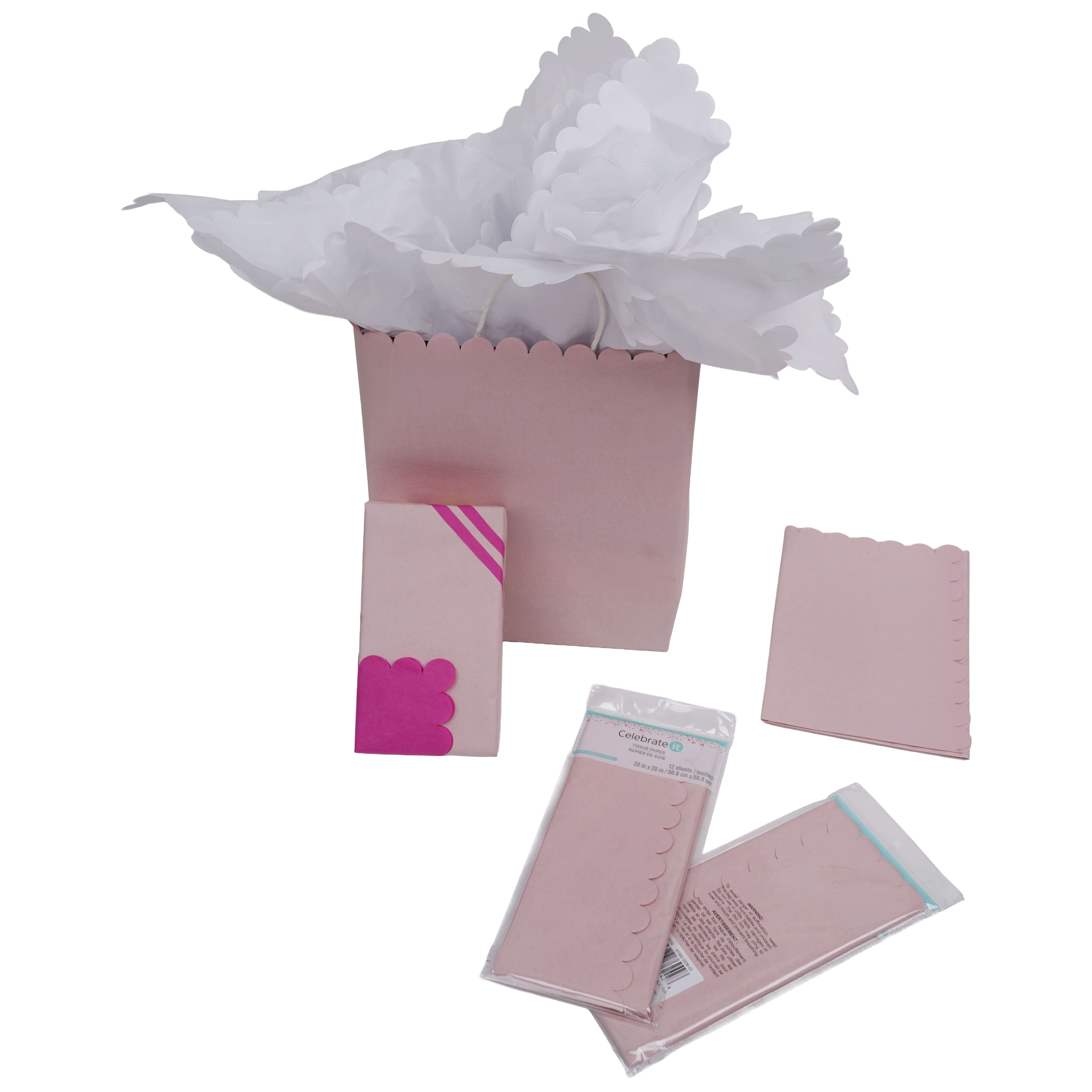 Scalloped Tissue Paper Sheets