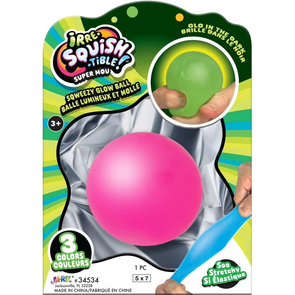 Assorted Ja-Ru® Irre-Squishtible!™ Sqweezy Ball, 1pc.