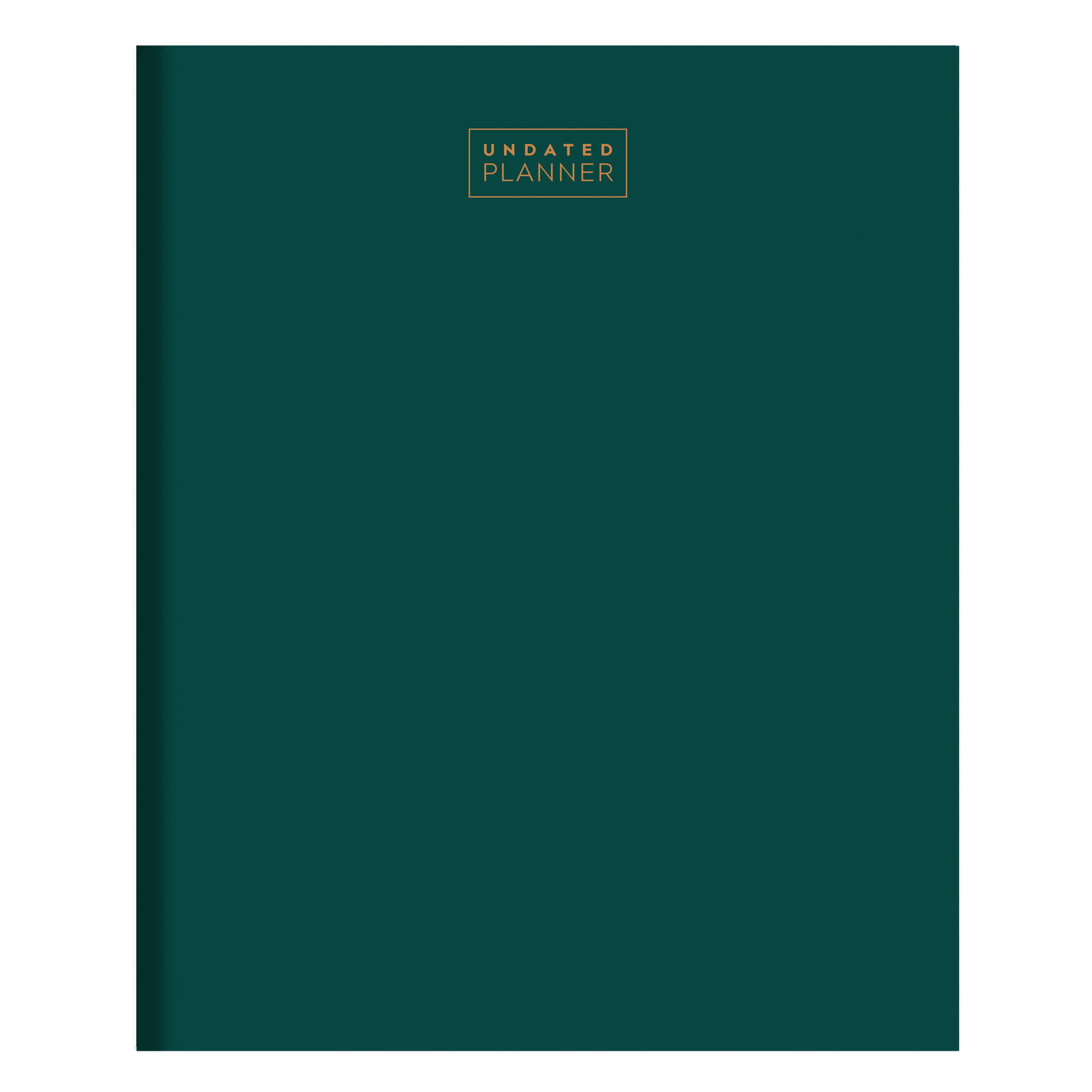 TF Publishing Large Emerald Green Undated Monthly Planner