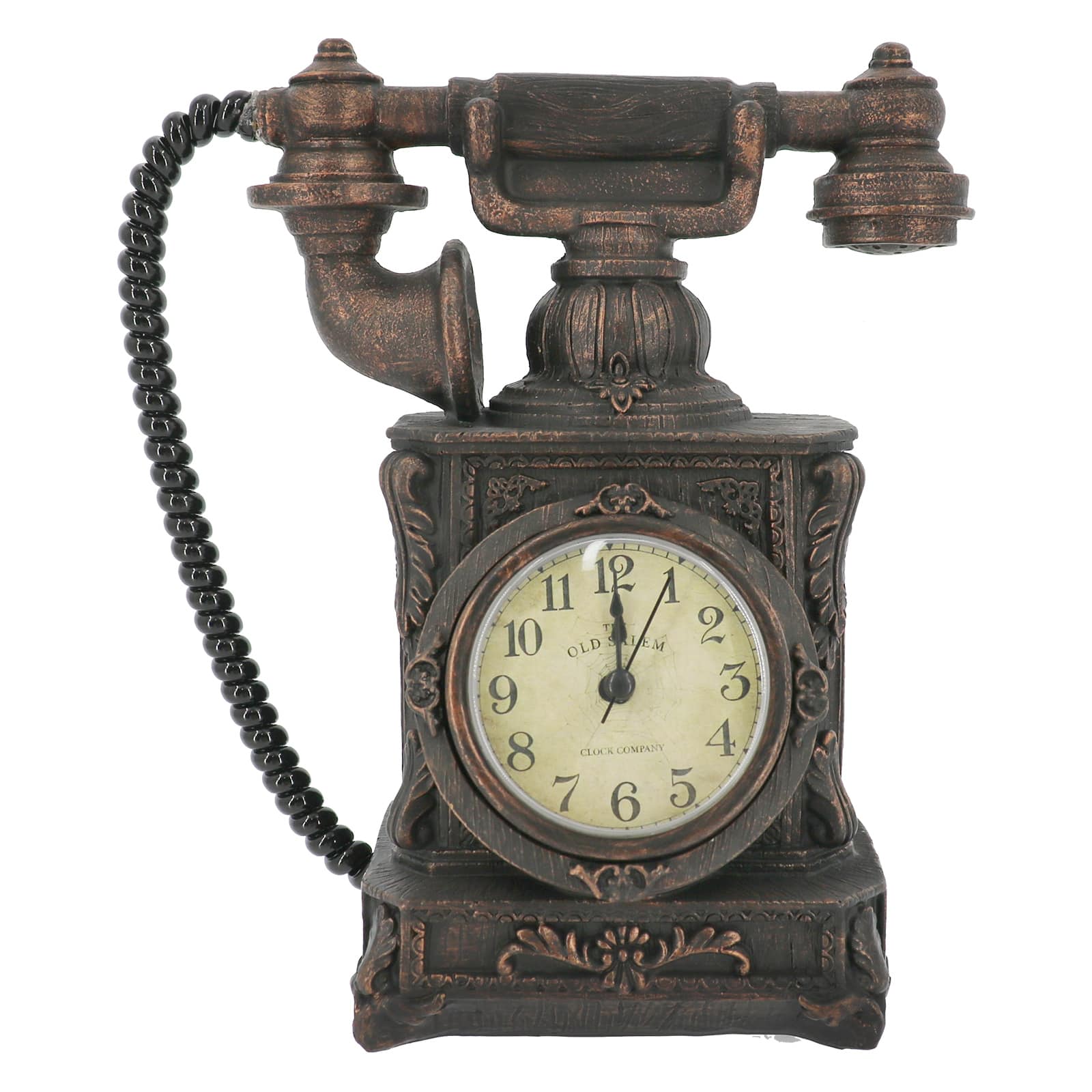 8" Old Salem Antique Clock Phone Tabletop Décor by Ashland®