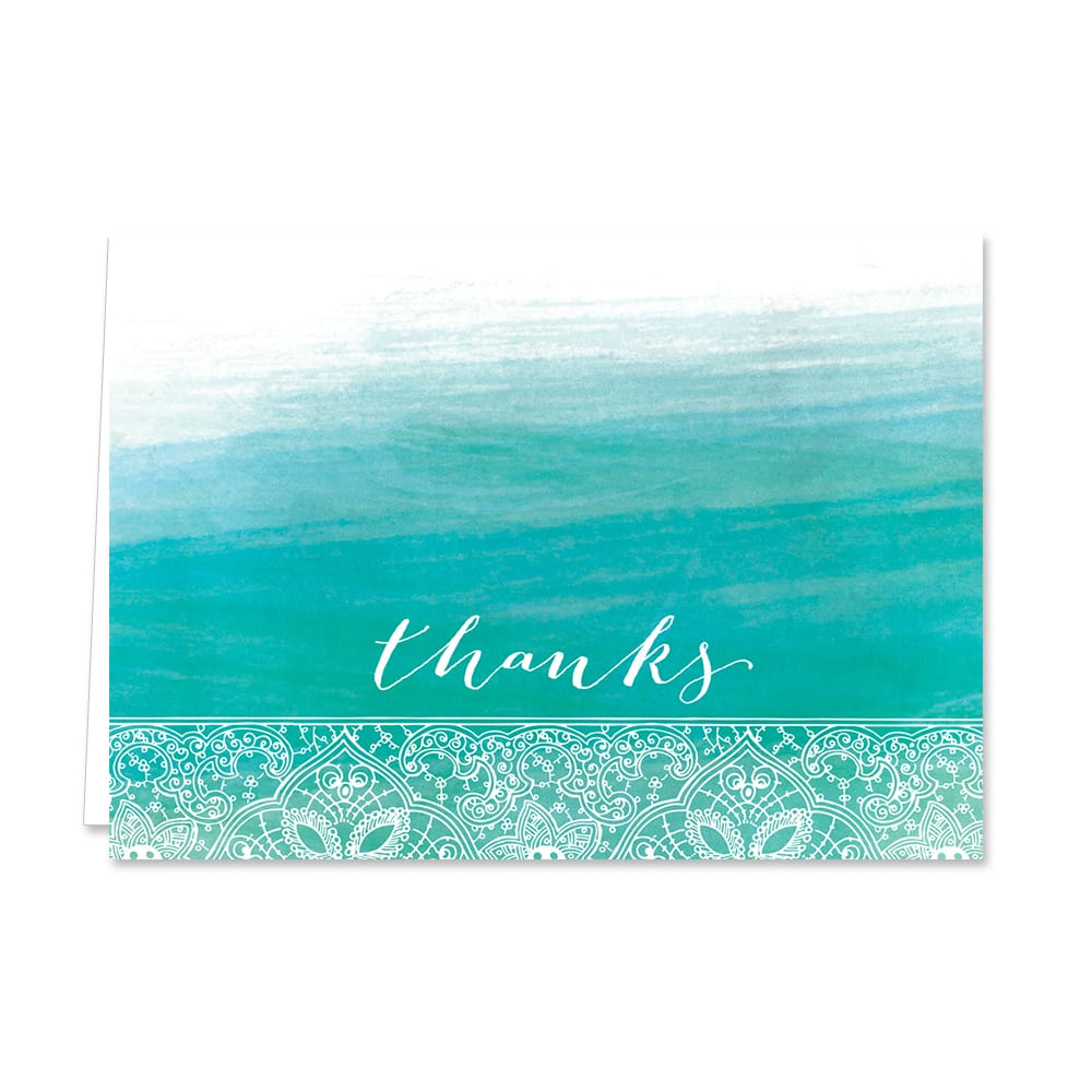 Hortense B. Hewitt Co. Ombre Watercolor Thank You Cards